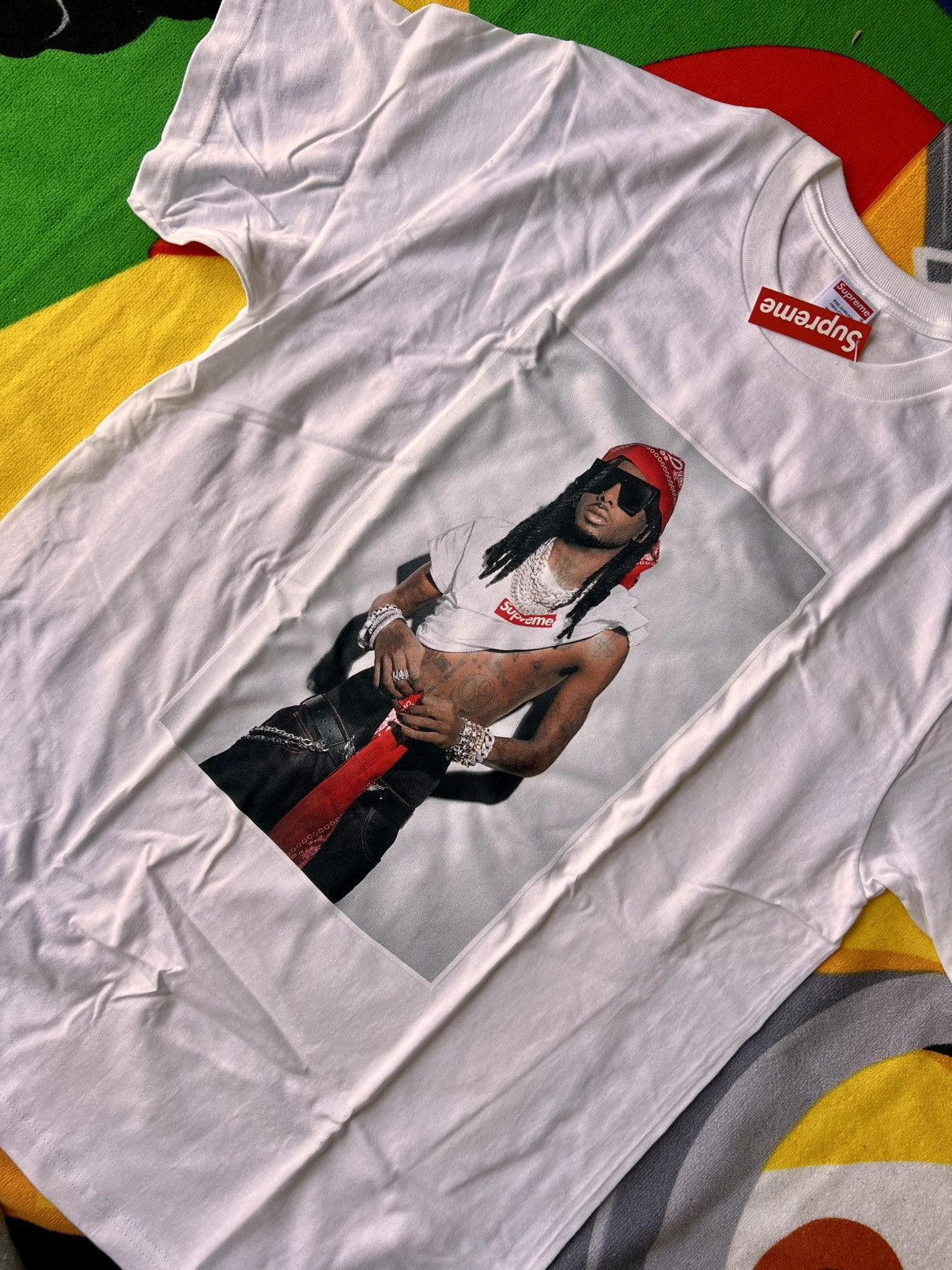 Supreme Supreme Playboi Carti Photo Tee White L tshirt rap trap Size US L / EU 52-54 / 3 - 12 Thumbnail