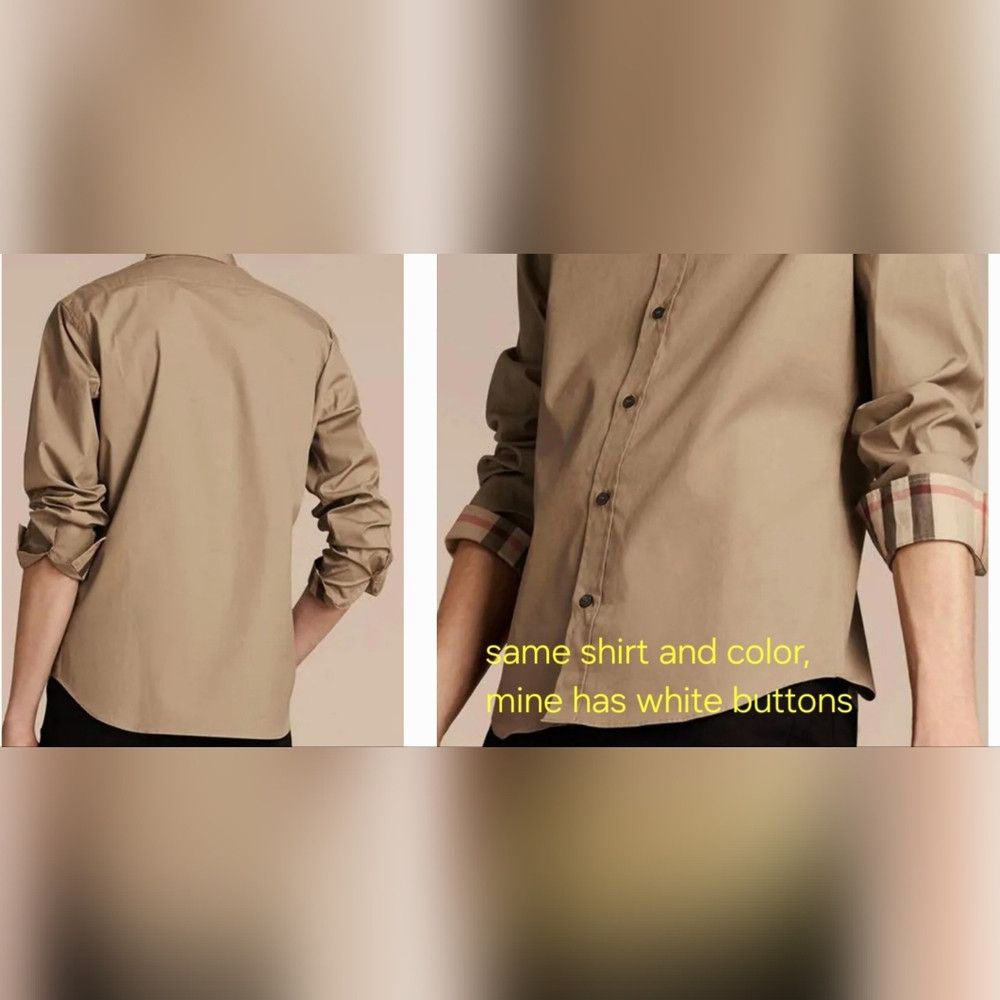 Burberry NWT Burberry Men's Cambridge Button Down Shirt Equestrian K Size US XS / EU 42 / 0 - 4 Thumbnail
