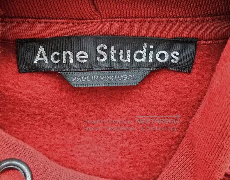 Acne Studios Acne Studios Men's Fleece Hooded Sweatshirt Size US XS / EU 42 / 0 - 3 Thumbnail