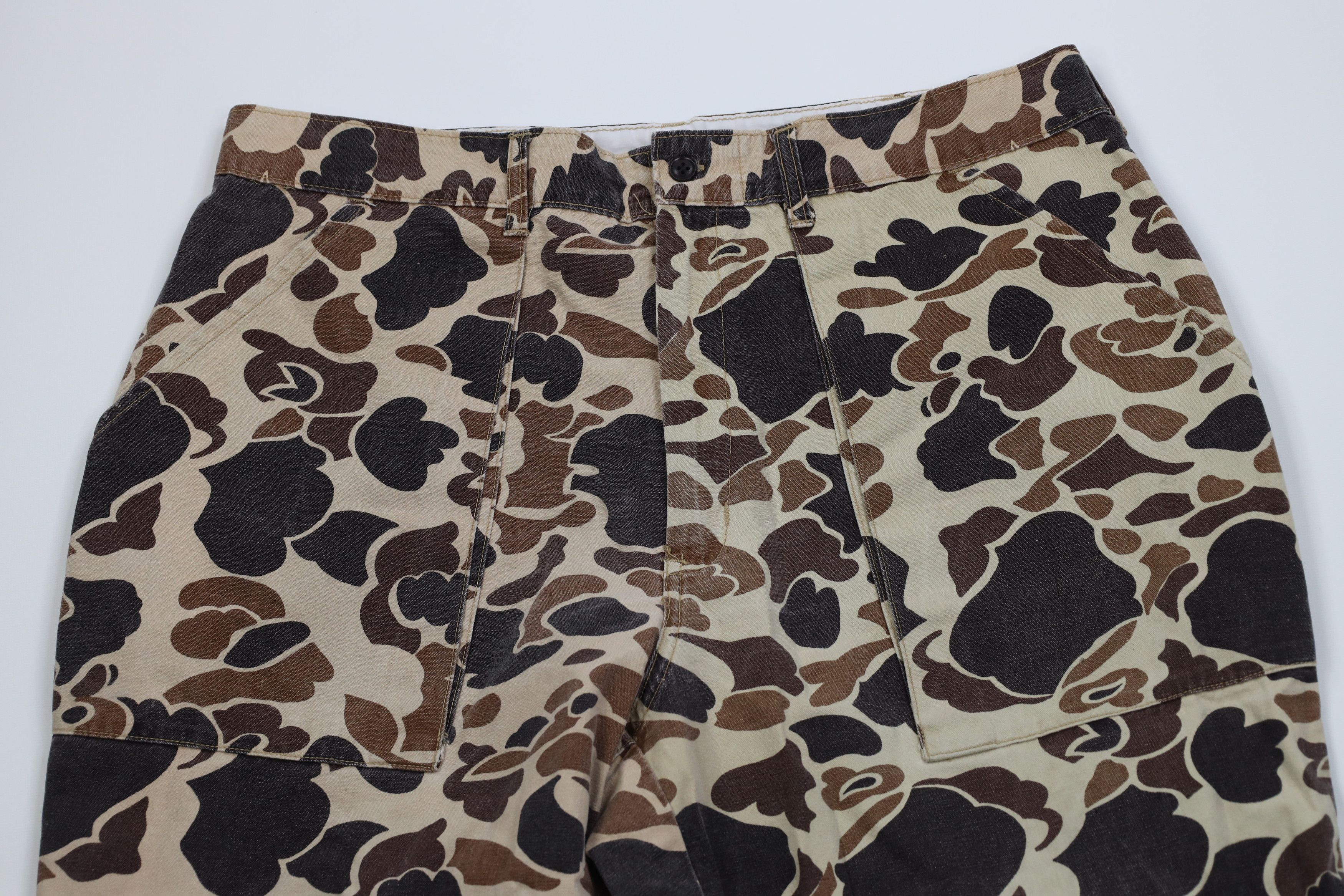 Vintage Vintage 70s 80s Streetwear Duck Camouflage Wide Leg Pants Size US 36 / EU 52 - 2 Thumbnail