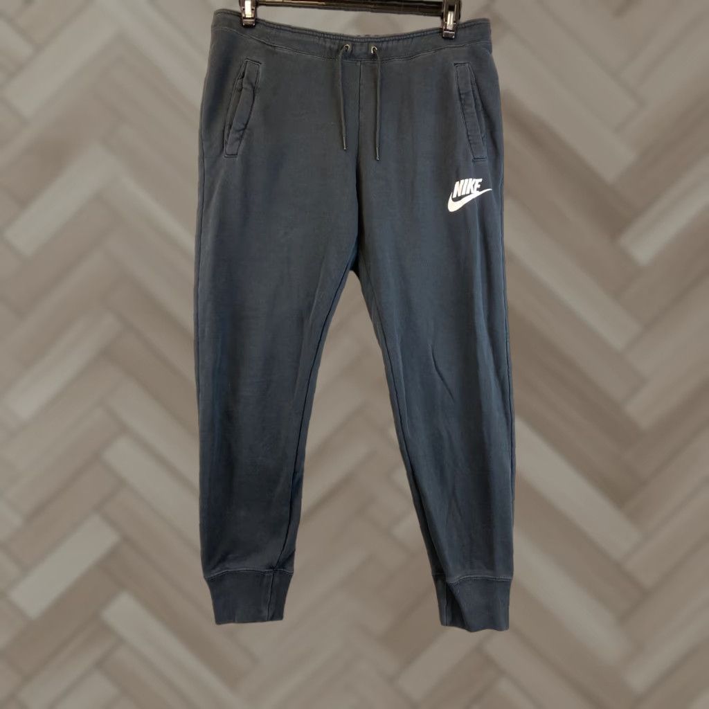 Nike Nike Sweatpants Mens Adult M Black Tapered Leg Fleece Activewear Size US 31 - 1 Thumbnail