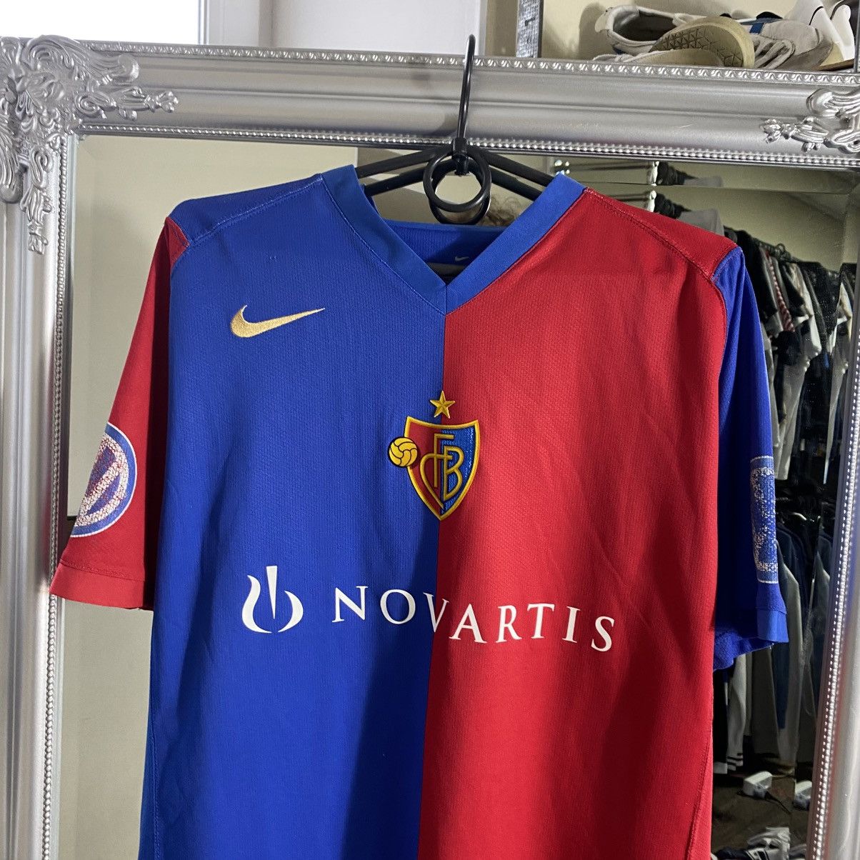 Nike Vintage Nike Basel Soccer Jersey T Shirt 10 Lauper Size US L / EU 52-54 / 3 - 2 Thumbnail