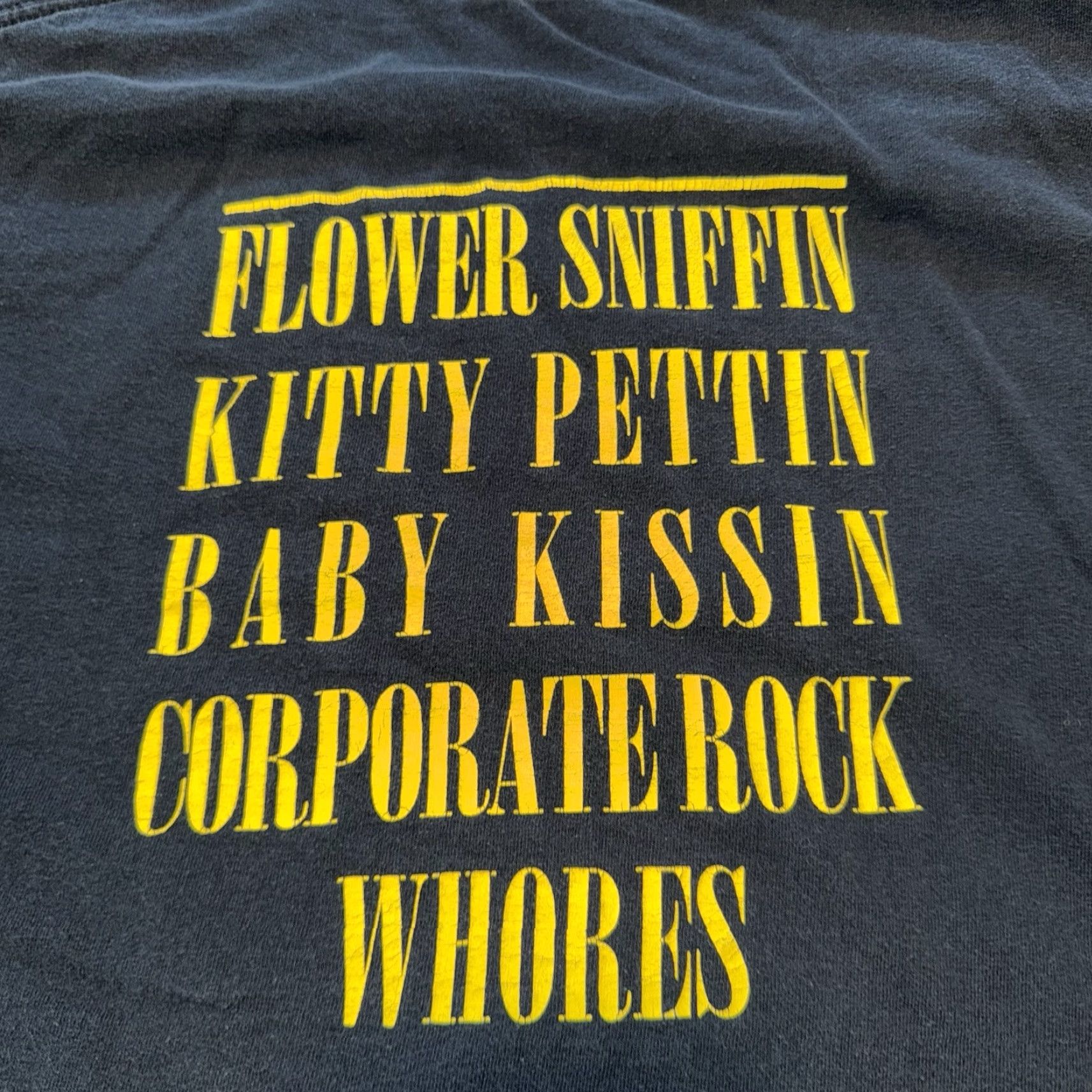 Delta VINTAGE Nirvana Smiley T Shirt Black Large Double-Sided 90s Rock Men M Size US L / EU 52-54 / 3 - 7 Thumbnail