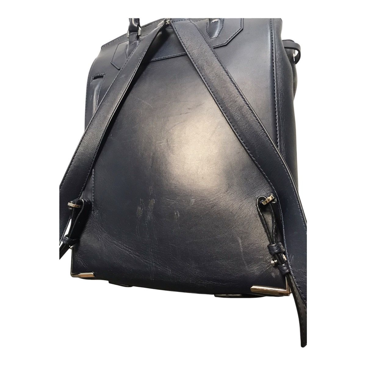Alexander Wang Alexander wang Dark Blue Leather Bagpack Size ONE SIZE - 3 Thumbnail