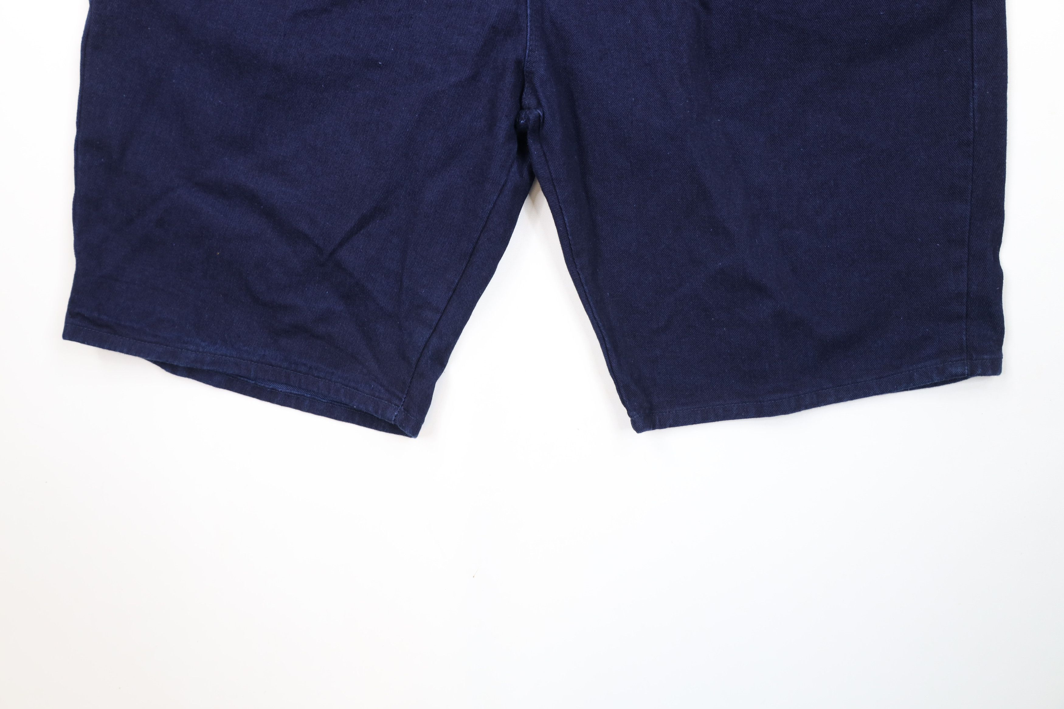 Vintage Deadstock Vintage 90s Streetwear Fit Denim Jean Shorts Jorts Size US 42 / EU 58 - 4 Thumbnail