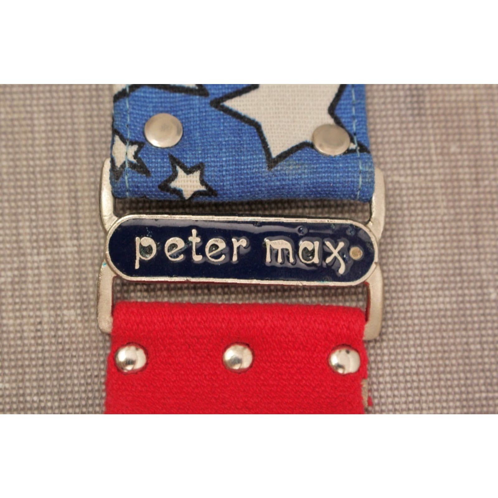 Vintage VINTAGE Peter Max Belt Shirt? 70s Men’s VTG 70s White Red & Blue Star Canterbury Cotton 1970s Hippy Mens Size ONE SIZE - 6 Thumbnail