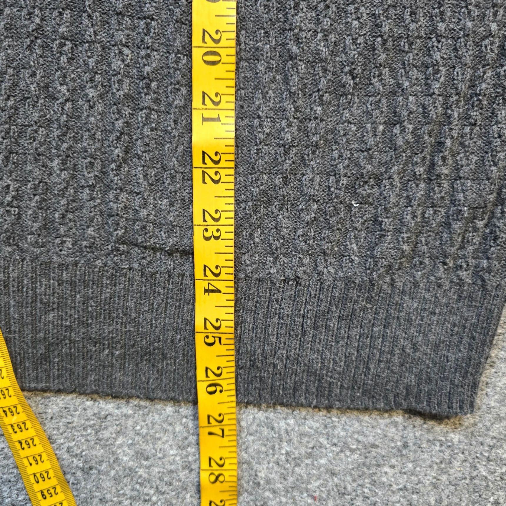 Joseph Abboud Joseph Abboud Sweater Mens XL Gray Cashmere Blend Textured High Neck 1/4 Zip Casual Pullover Knit Regular Men’s Size US XL / EU 56 / 4 - 6 Thumbnail