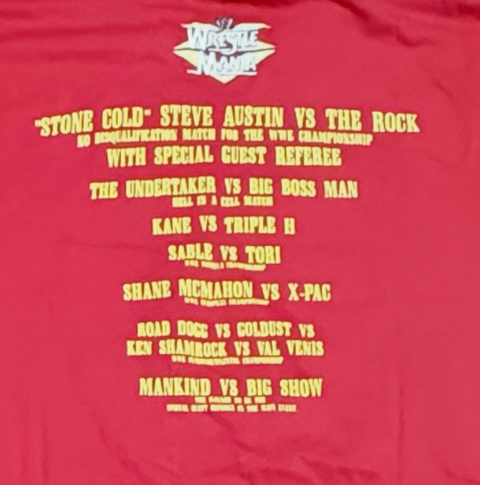 Mitchell & Ness Vintage WWE Wrestle Mania 1999 T-Shirt Size US S / EU 44-46 / 1 - 6 Thumbnail