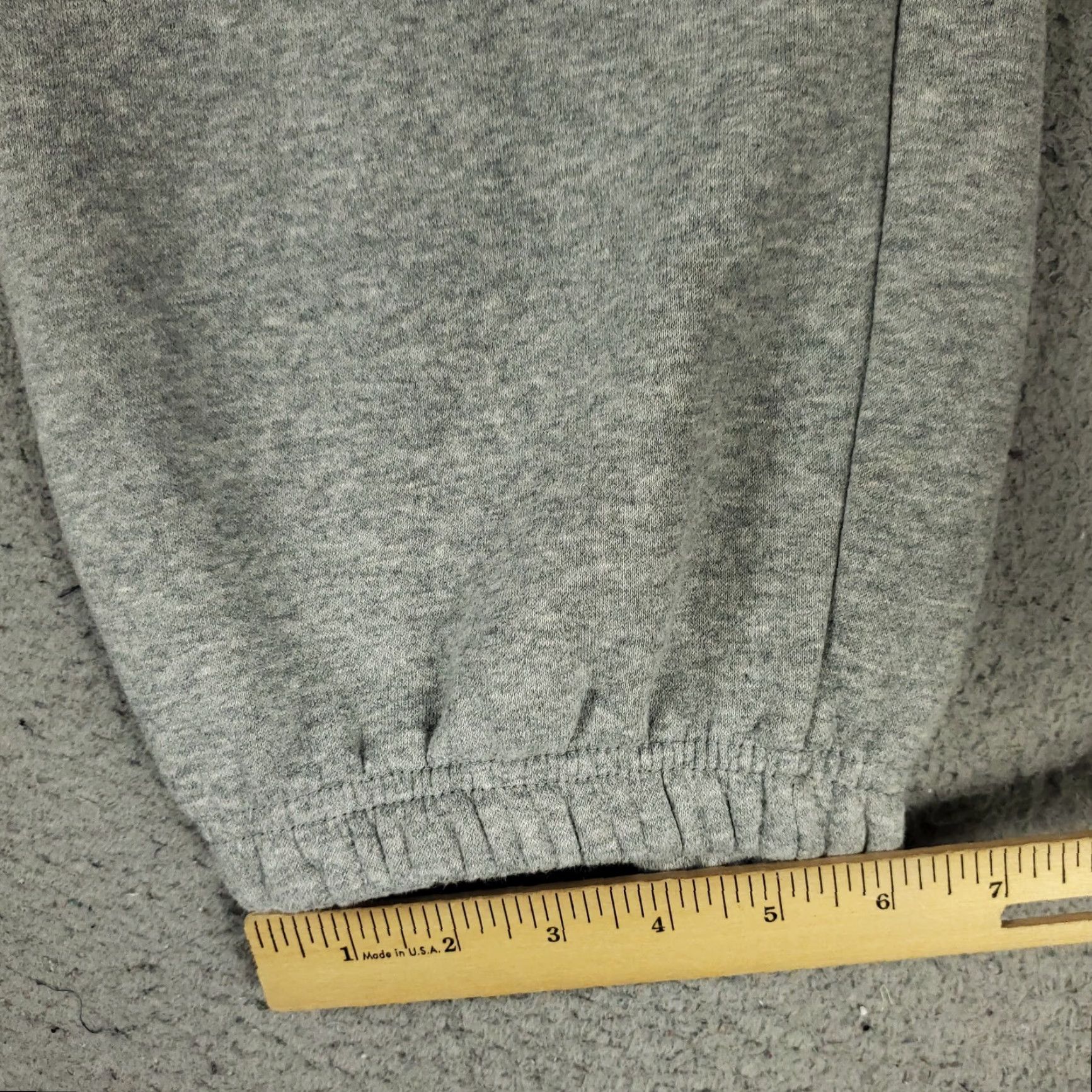 Nike Nike Pants Women L Gray Lace Tie Jogger - Activewear, Casual, Travel - Regular Fit, Tapered, Cotton Blend, Polyester, Fleece - 90s? (Oops) Size 36" / US 14 / IT 50 - 6 Thumbnail