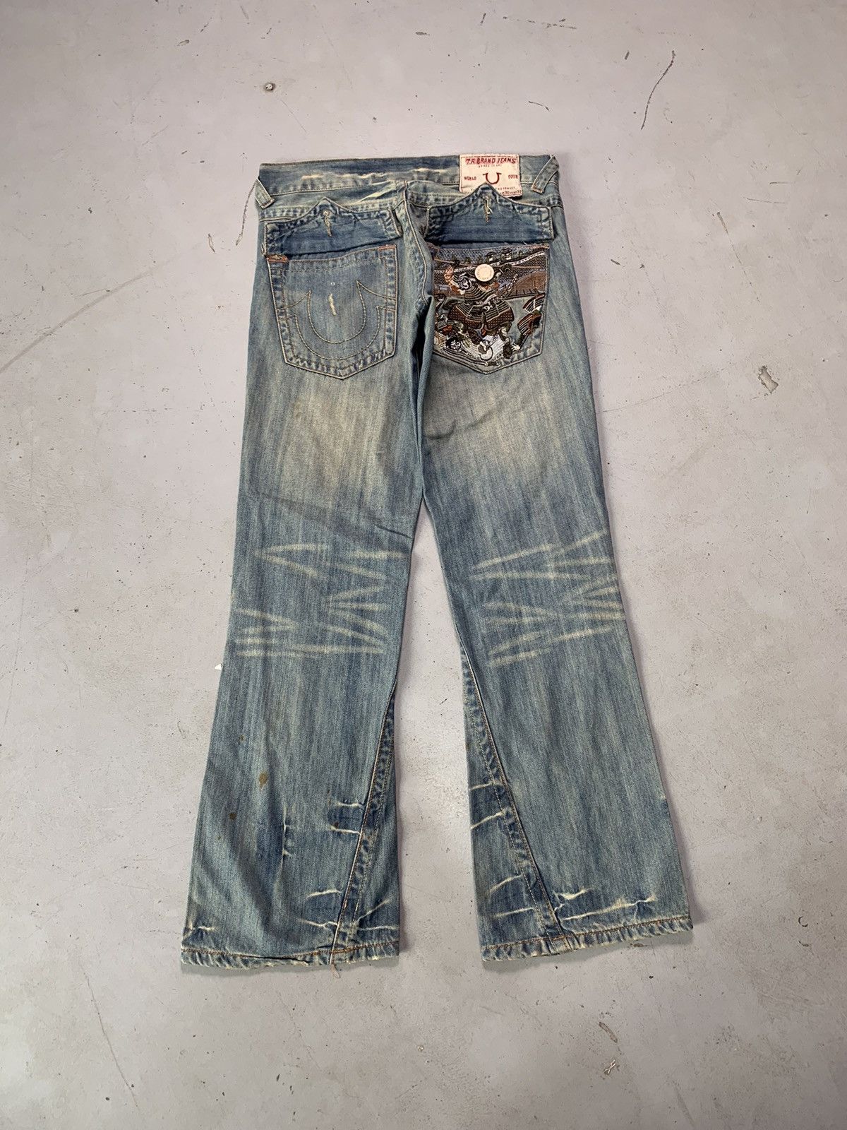 True Religion Vintage true religion amazing embroidered pocket billy denim Size US 30 / EU 46 - 1 Thumbnail