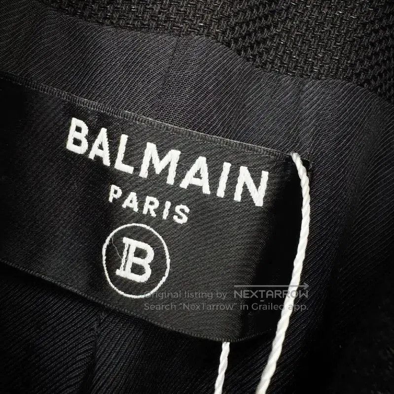 Balmain Balmain Spring Autumn Black Women's Trench Coat . Size S / US 4 / IT 40 - 2 Thumbnail