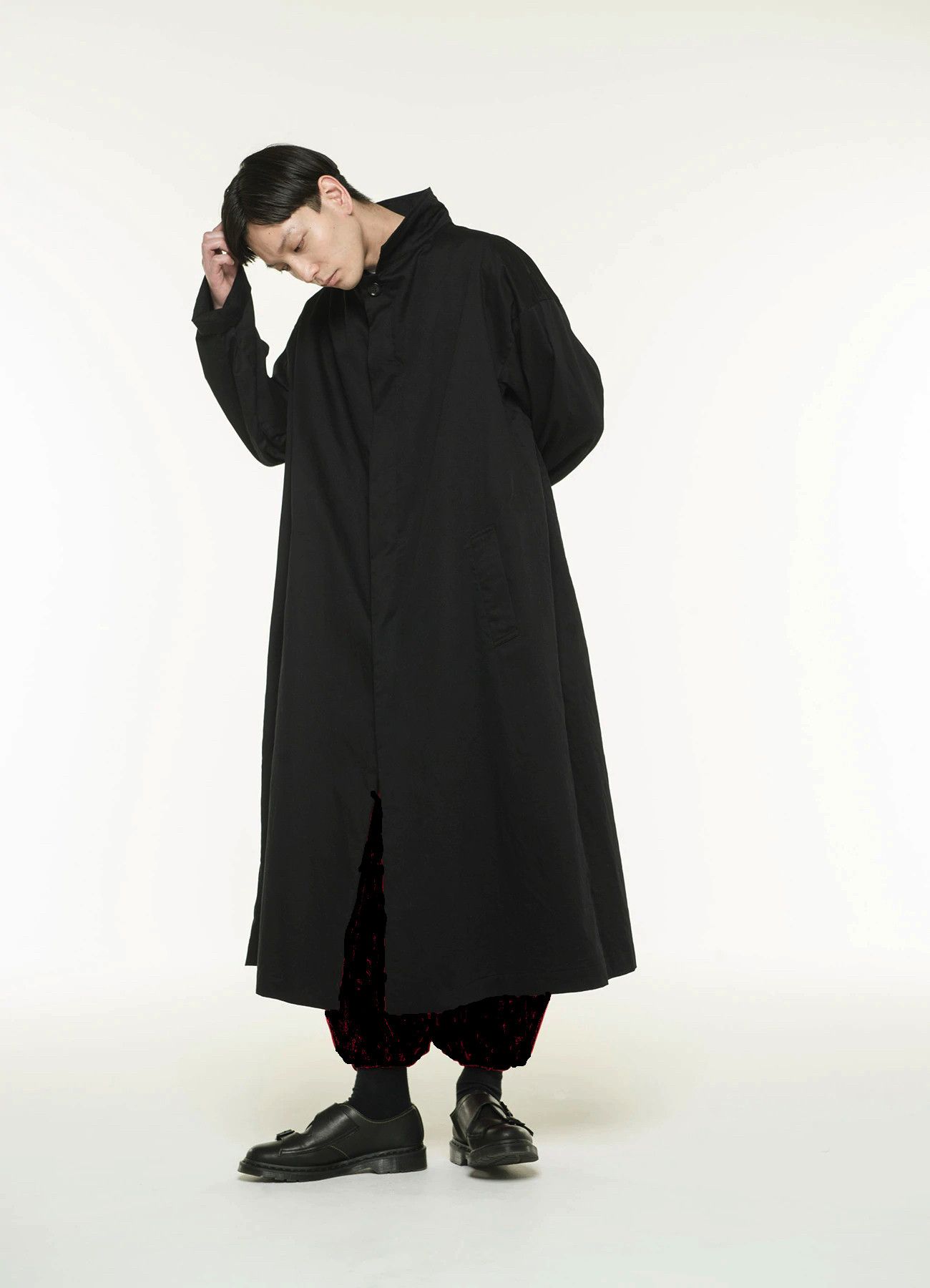 Yohji Yamamoto Yohji Yamamoto S’YTE Black Long Wide Urban Trench Coat Size US L / EU 52-54 / 3 - 1 Thumbnail