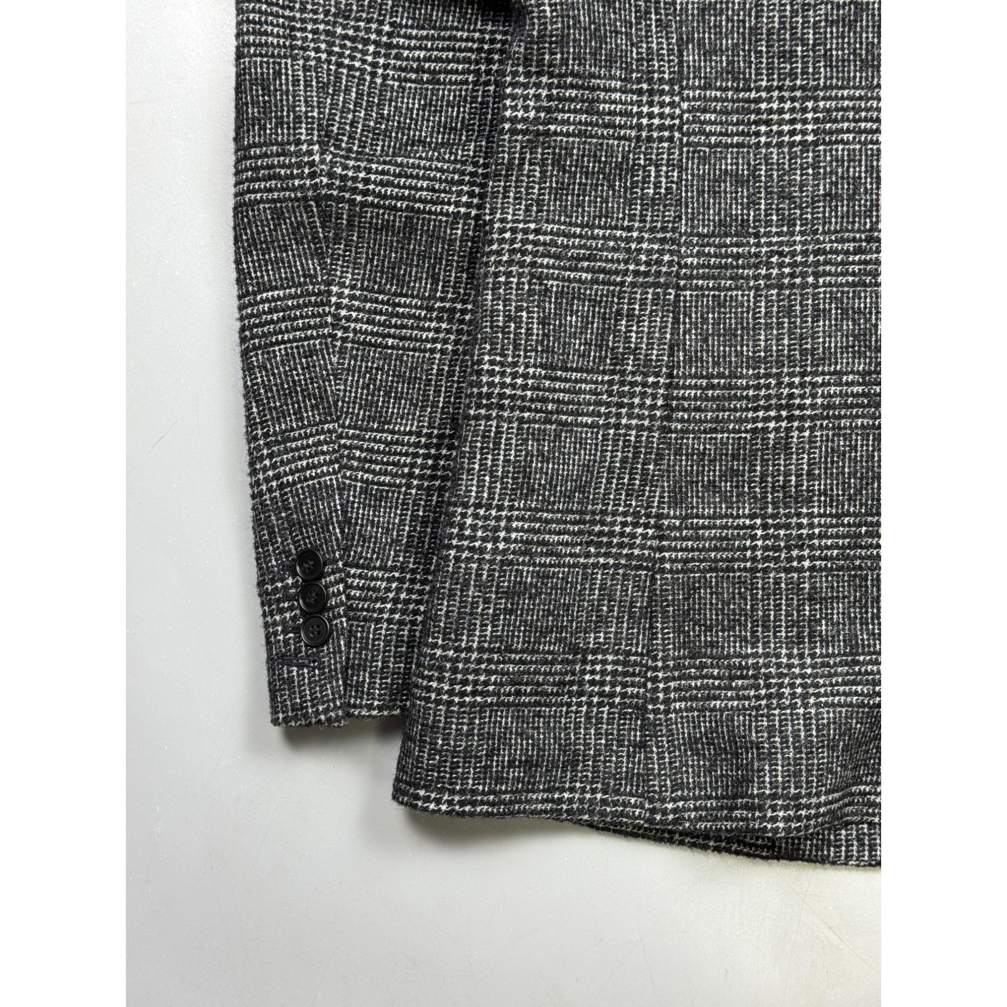 Allsaints AllSaints Soft Tweed Two Button Gray Blazer (Y1279) Size 44R - 11 Thumbnail