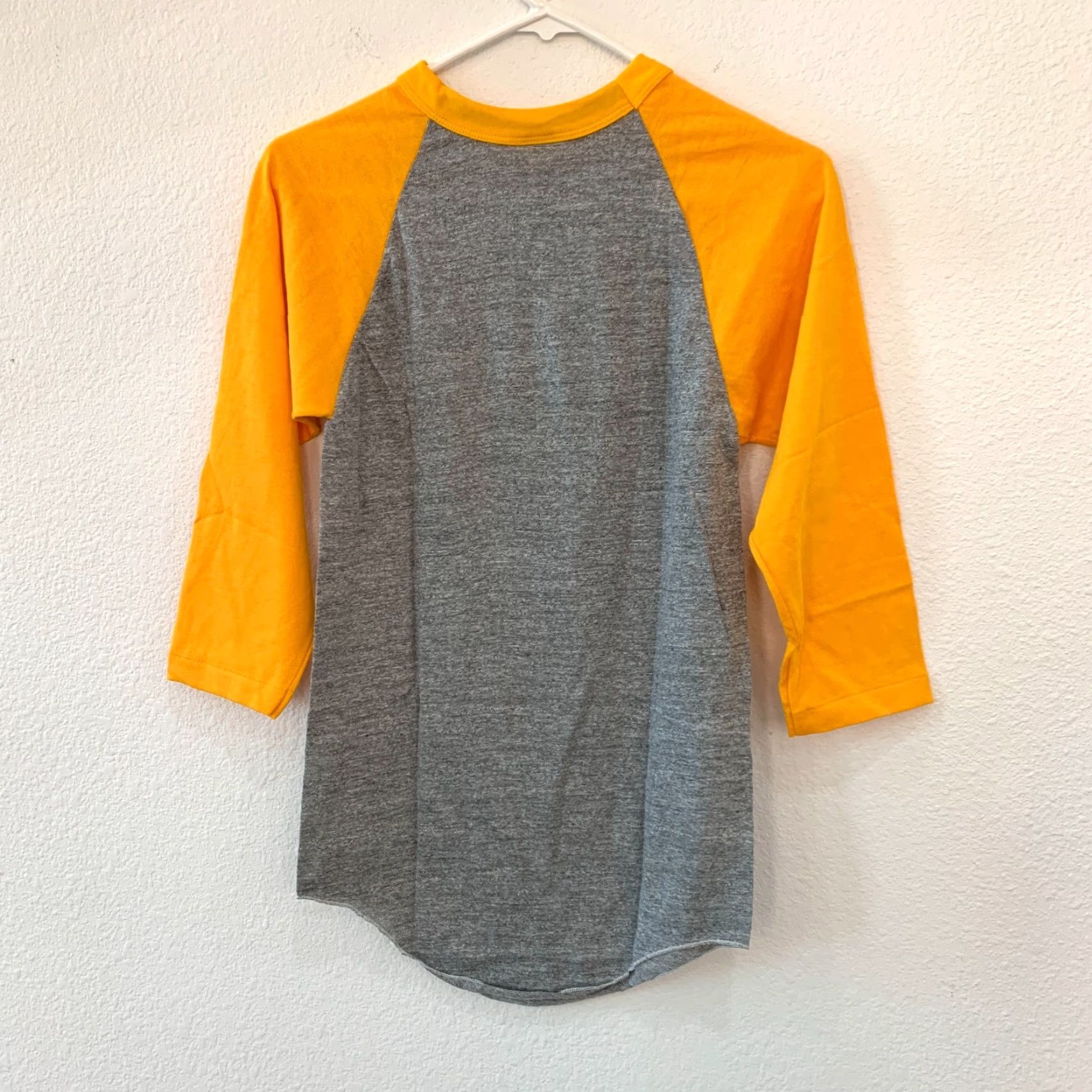 Vintage Vintage Sportswear 70s Raglan Tee 3/4 Sleeve Small Gray Cotton Blend Deadstock Unisex Shirt Size US S / EU 44-46 / 1 - 6 Thumbnail