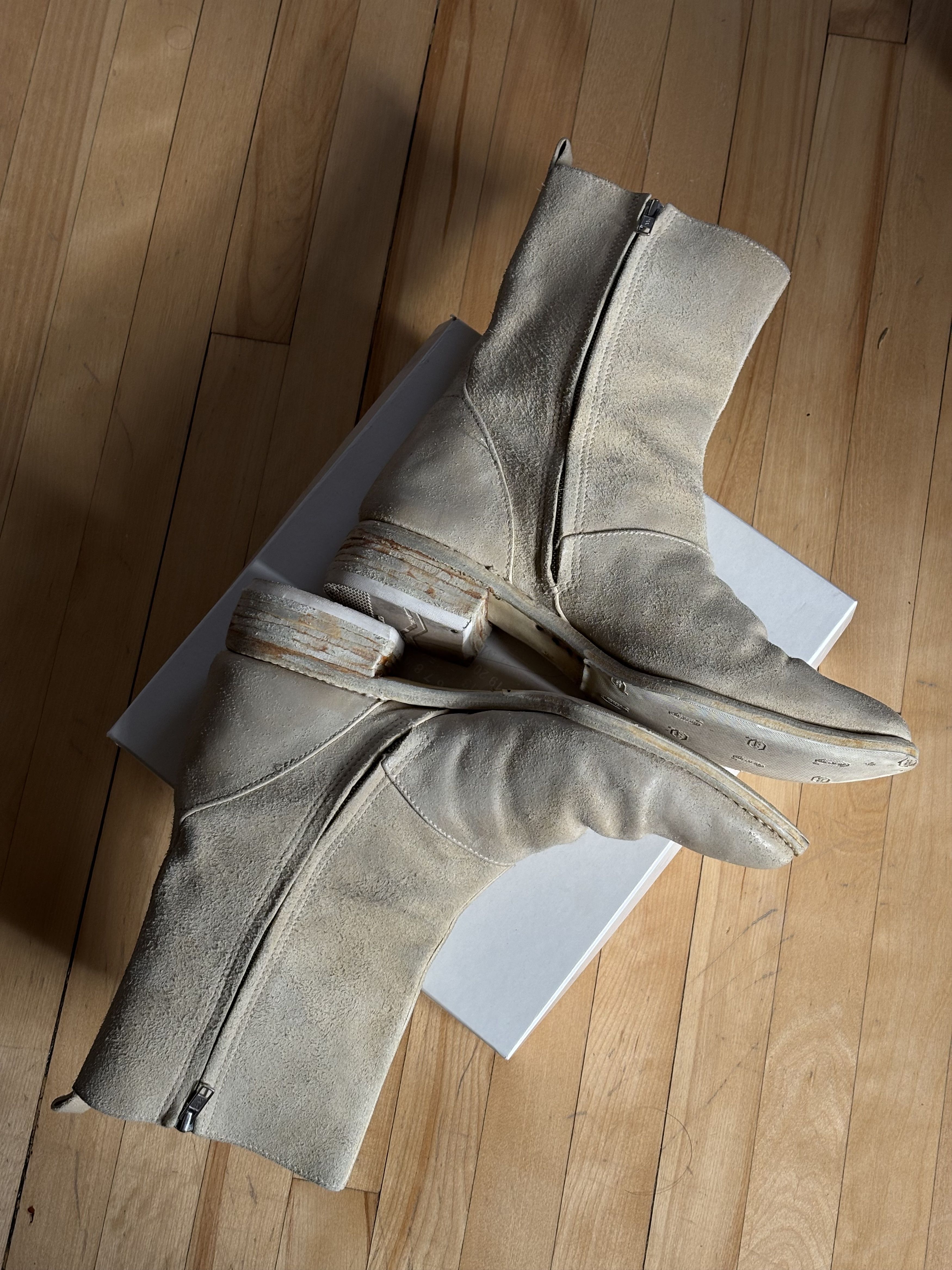 Carol Christian Poell CCP Side Zip “Safe” boots Size US 11 / EU 44 - 2 Thumbnail