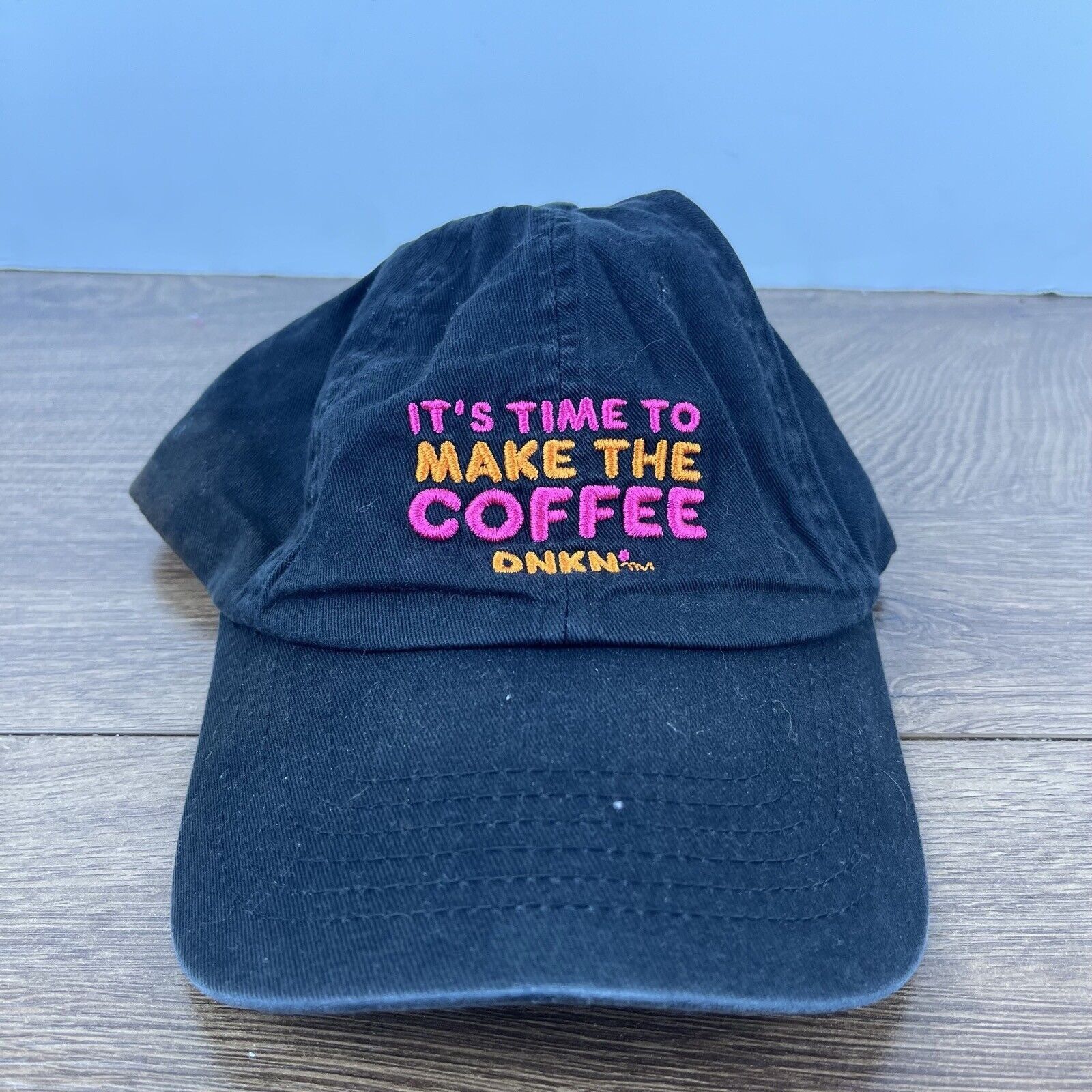 Other Dunkin' Donuts Hat Time to Make Coffee Black Adjustable Hat Size ONE SIZE - 1 Thumbnail