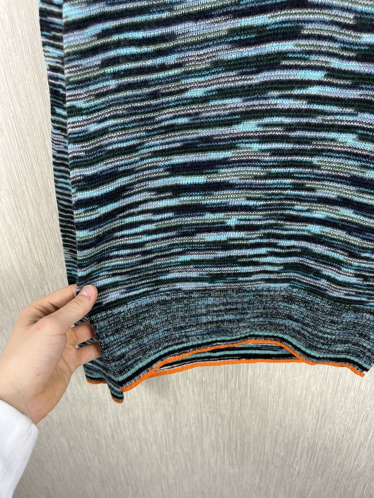 Missoni Missoni wool colorful thin sweater turtleneck patterned Size M / US 6-8 / IT 42-44 - 10 Thumbnail
