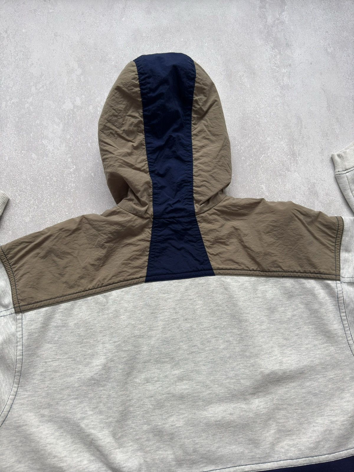 Nike × Vintage Vintage Nike 90s Light Jacket Zip Hoodie Big Swoosh Logo Y2K Size US XL / EU 56 / 4 - 12 Thumbnail