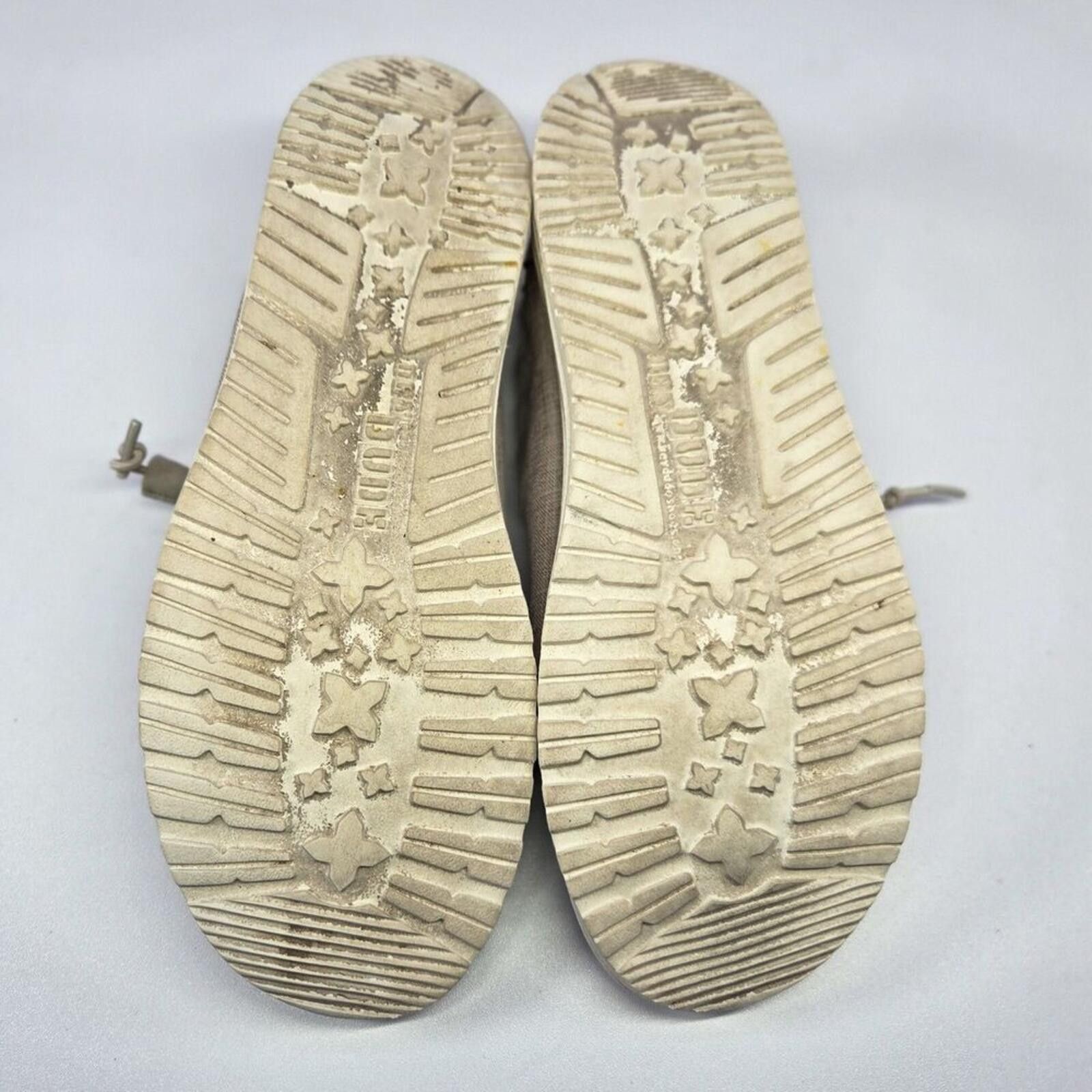 Other Hey Dude Wally Beige Woven Loafers Mens Sz 9 Size US 9 / IT 39 - 4 Thumbnail