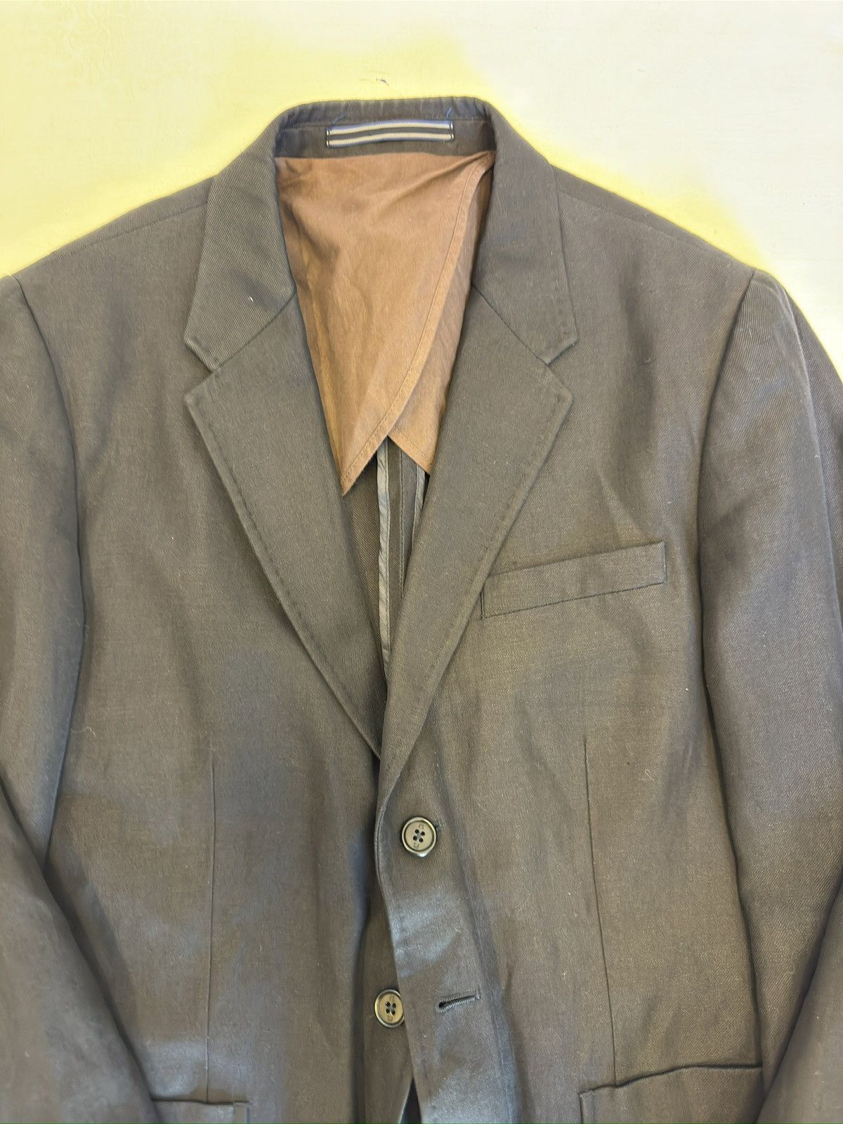 Paul Smith PS Paul Smith Wool Linen Blend Patch Pocket Jacket Size 40R - 4 Thumbnail