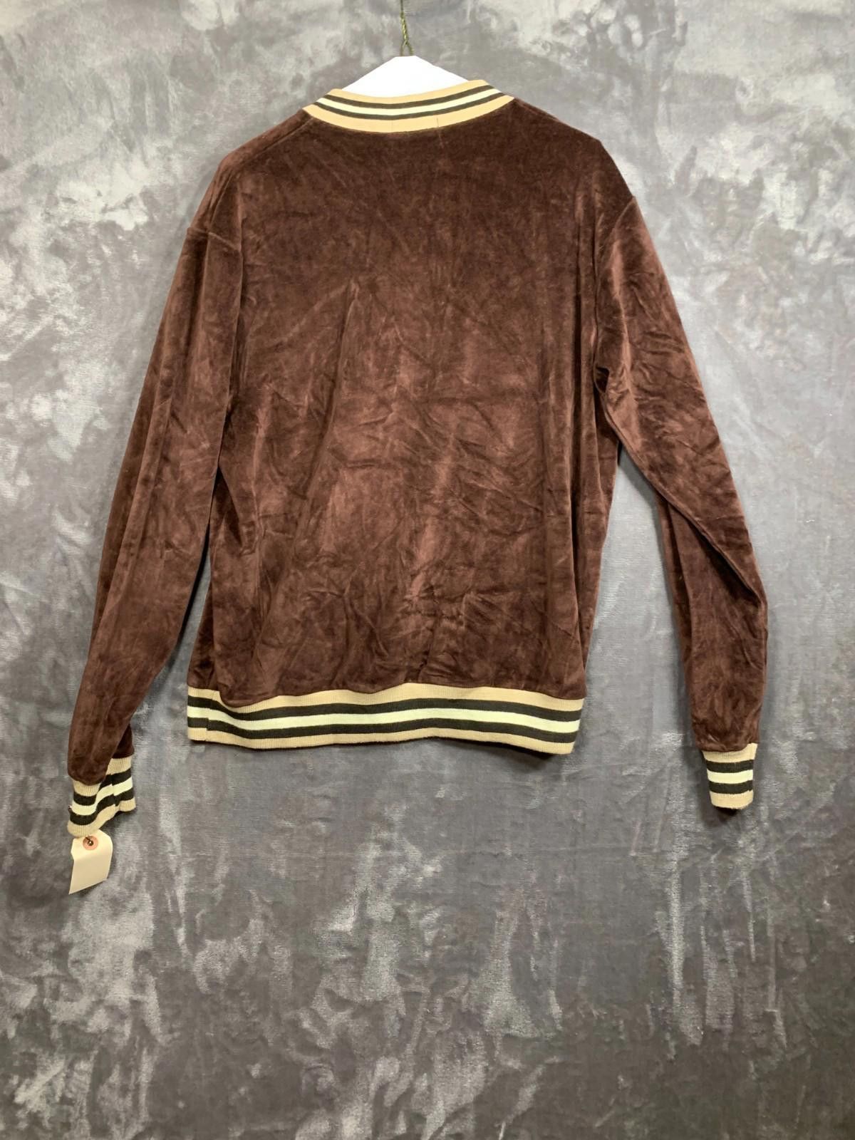 Sears Vintage 80's Sears Mens Fire Dragon Velour Shirt L (#116) Size US L / EU 52-54 / 3 - 7 Thumbnail