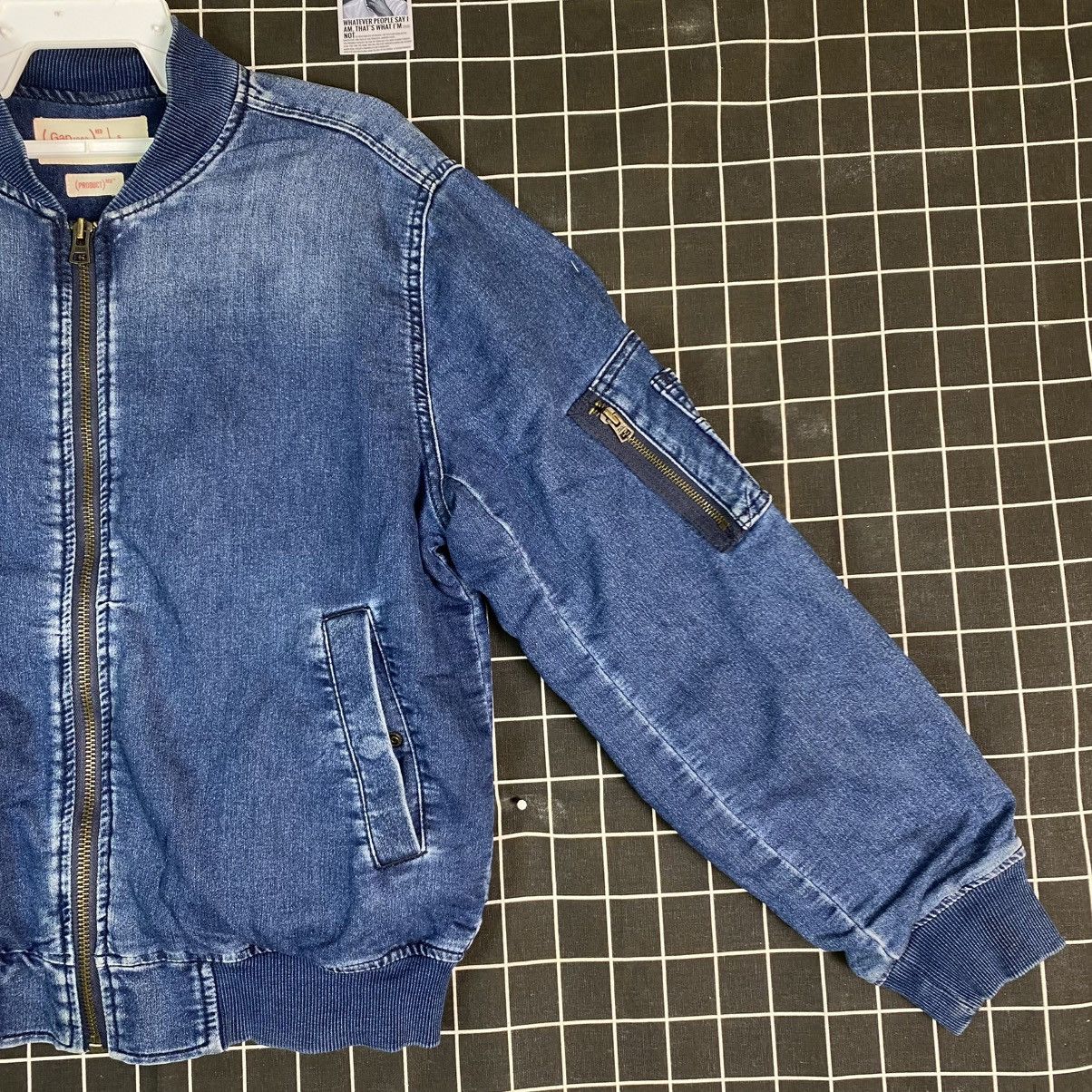 Gap GAP 1969 PRODUCT RED DENIM MA-1 OVERSIZED BOMBER JACKET Size US S / EU 44-46 / 1 - 6 Thumbnail
