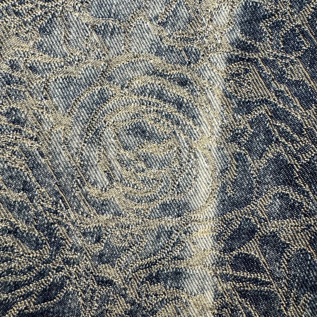 Issey Miyake Issey Miyake 2007 'Rose' Jacquard Embroidered Denim (2) Size 26" / US 2 / IT 38 - 4 Thumbnail