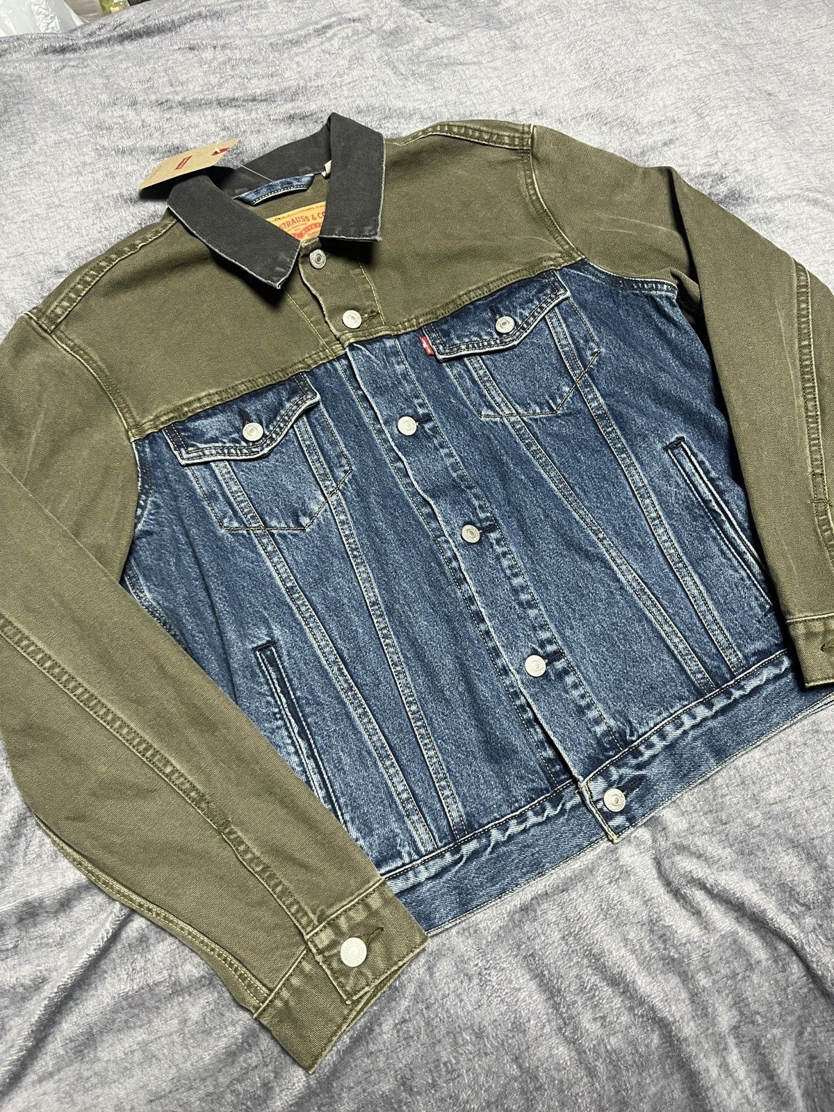 Levi's Levis color block docking denim jacket Size US M / EU 48-50 / 2 - 6 Thumbnail