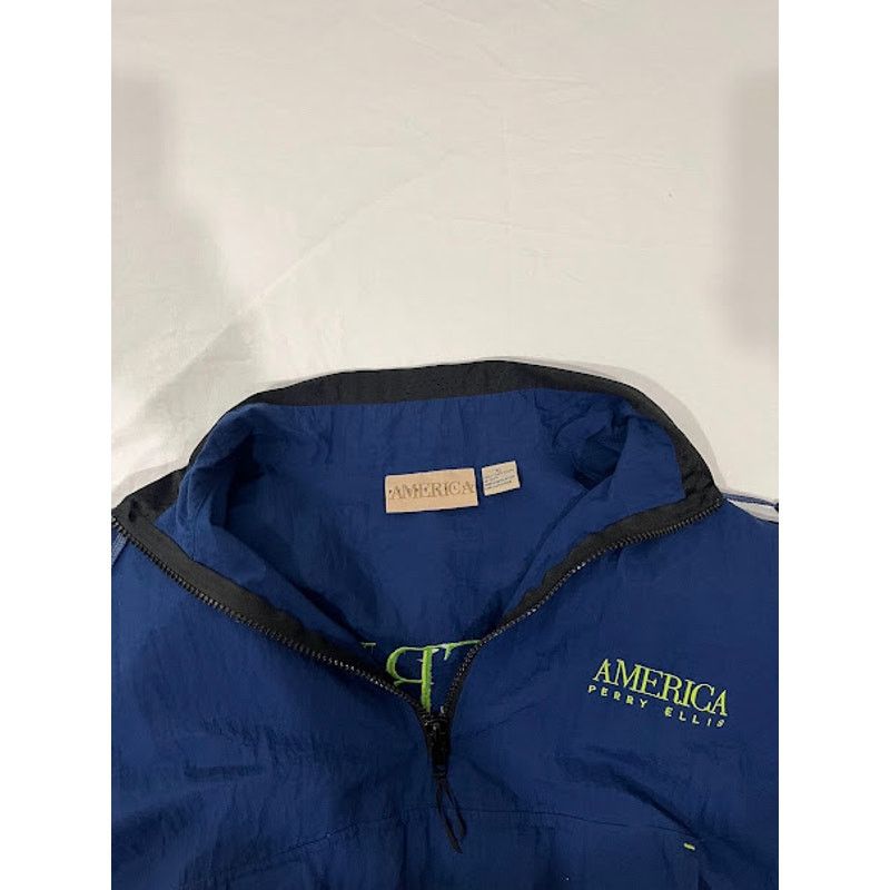 Perry Ellis VTG Perry Ellis Windbreaker Jacket Mens Qtr Zip 90s Y2K XL Size US XL / EU 56 / 4 - 7 Thumbnail