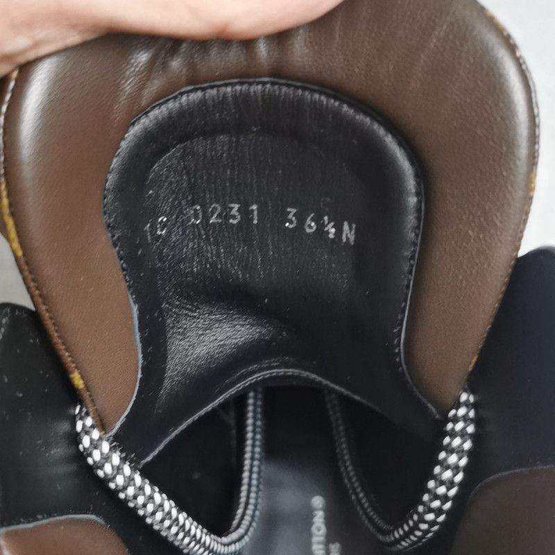 Louis Vuitton Louis Vuitton Black Territory Ankle Boots for Women -2505 Size US 6 / IT 36 - 5 Thumbnail