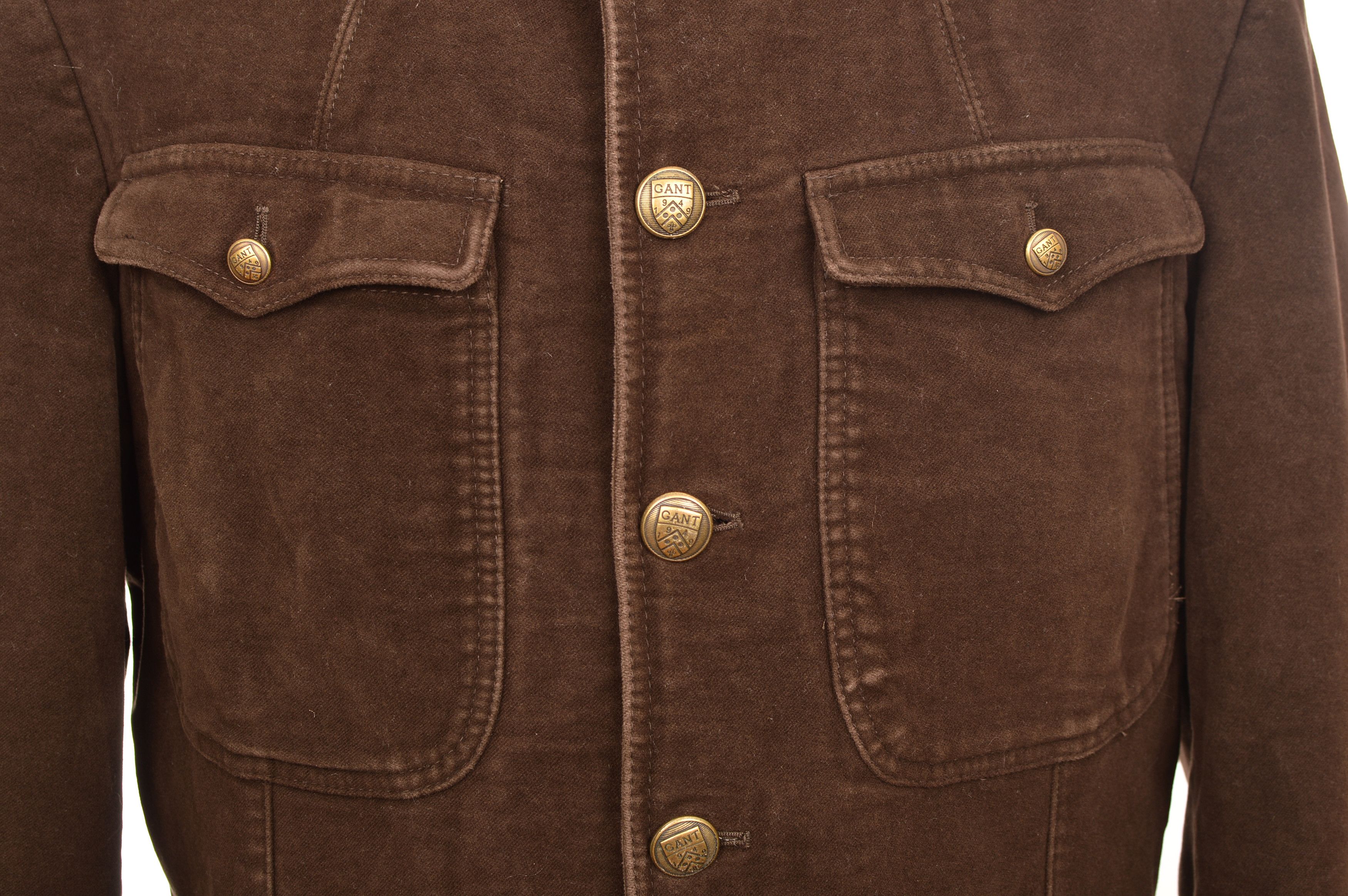 Gant DDP Gant Safari Brown Cotton Jacket Size US L / EU 52-54 / 3 - 5 Thumbnail