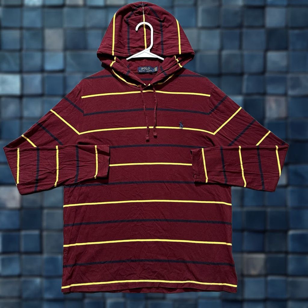 Polo Ralph Lauren Polo Ralph Lauren Hoodie Men M Red Pullover Long Sleeve Drawstring Size US M / EU 48-50 / 2 - 1 Thumbnail