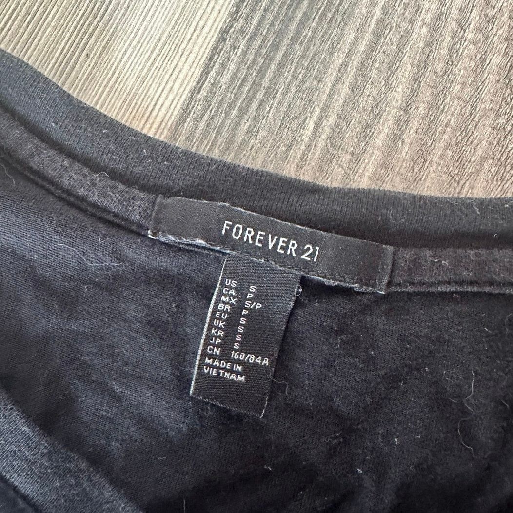 Forever 21 forever 21 thank you goodbye graphic black shirt Size S / US 4 / IT 40 - 2 Thumbnail