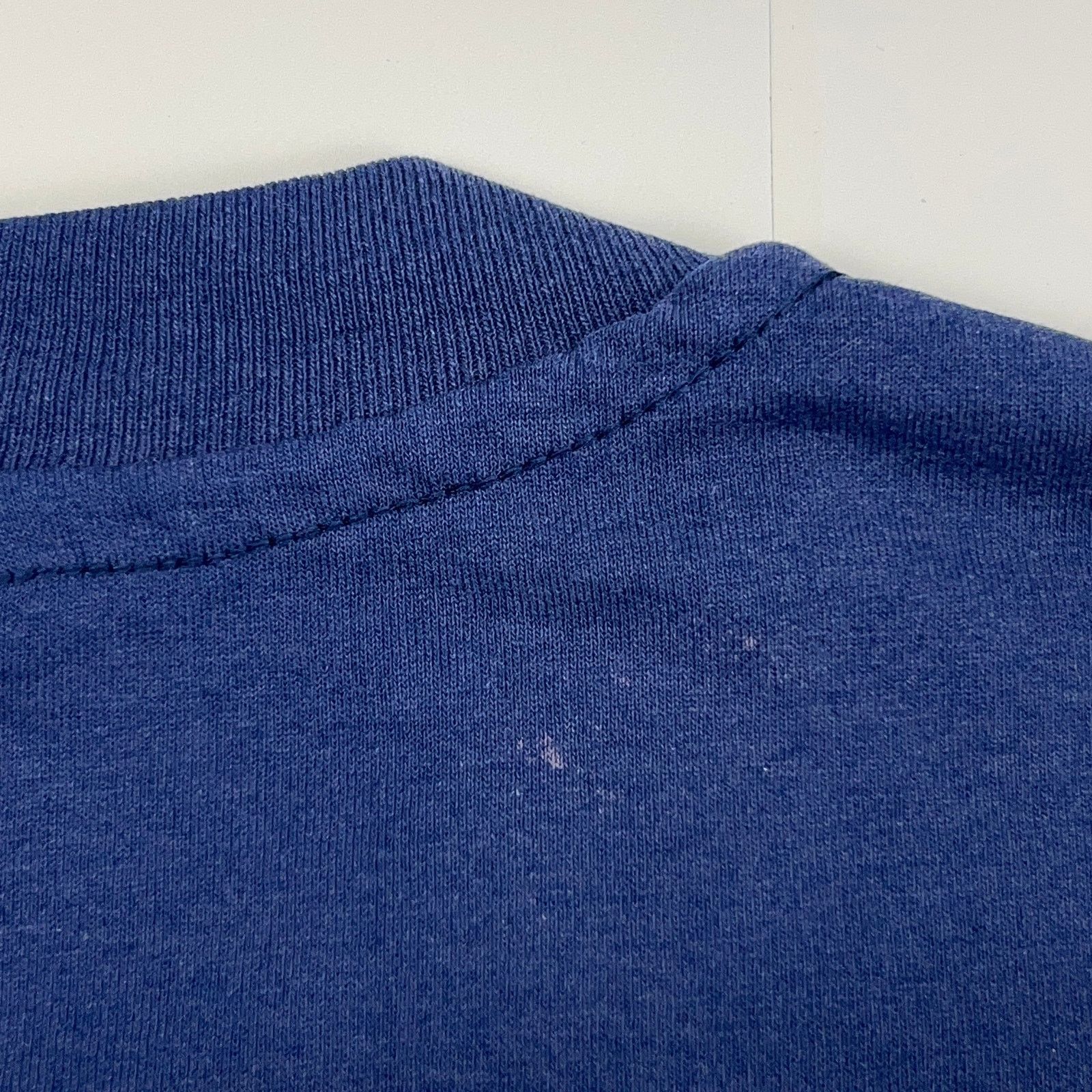 Hanes Vintage 80s Every Camps a Holiday T Shirt Seasons Blue XL Size US XL / EU 56 / 4 - 4 Thumbnail