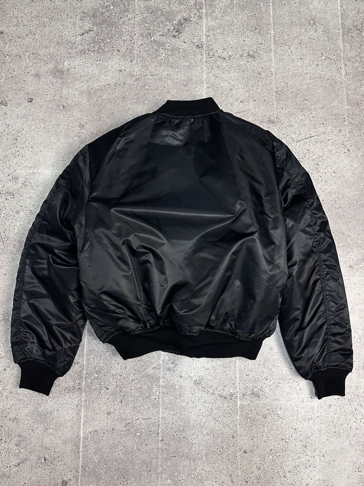 14th Addiction Japan Jacket Mil-tec Black MA-1 bomber Japan Goa Opium Y2K Size US M / EU 48-50 / 2 - 13 Thumbnail