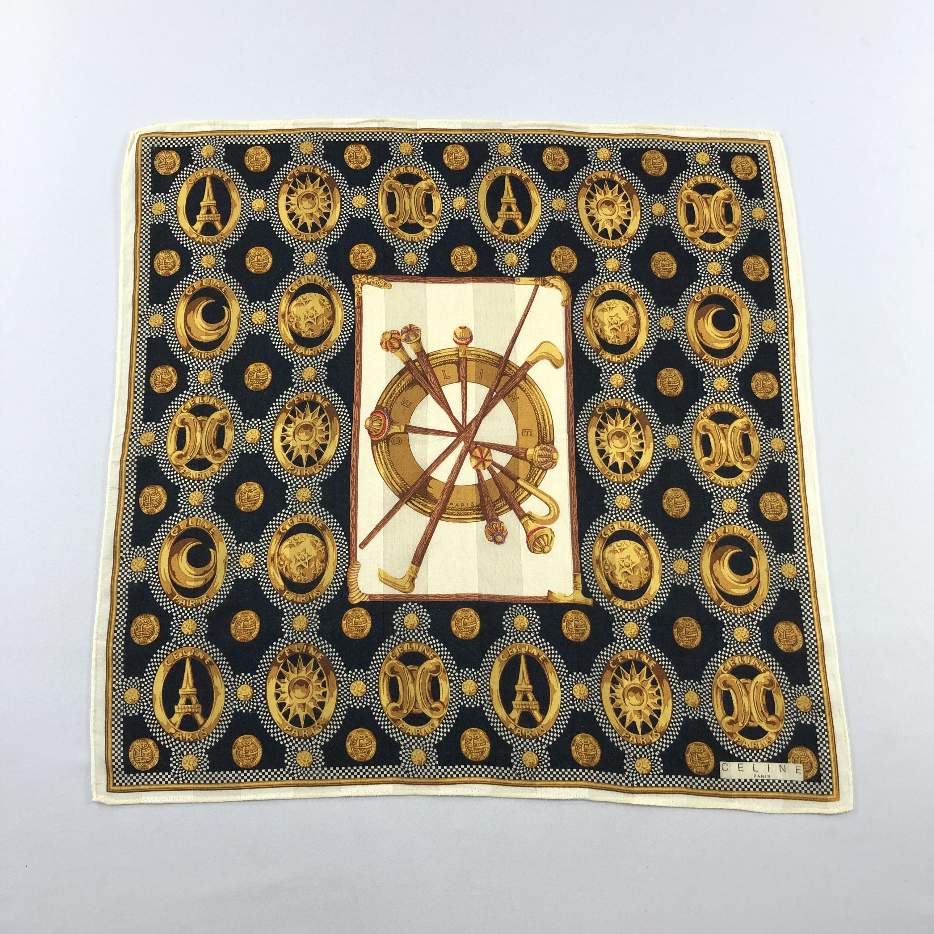 Celine Celine Handkerchief Neckerchief Bandana H2856 Size ONE SIZE - 1 Thumbnail