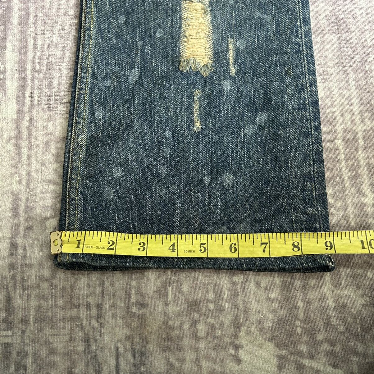 Tornado Mart Y2k Punk Distressed Nicole Jeans Size US 35 - 18 Thumbnail