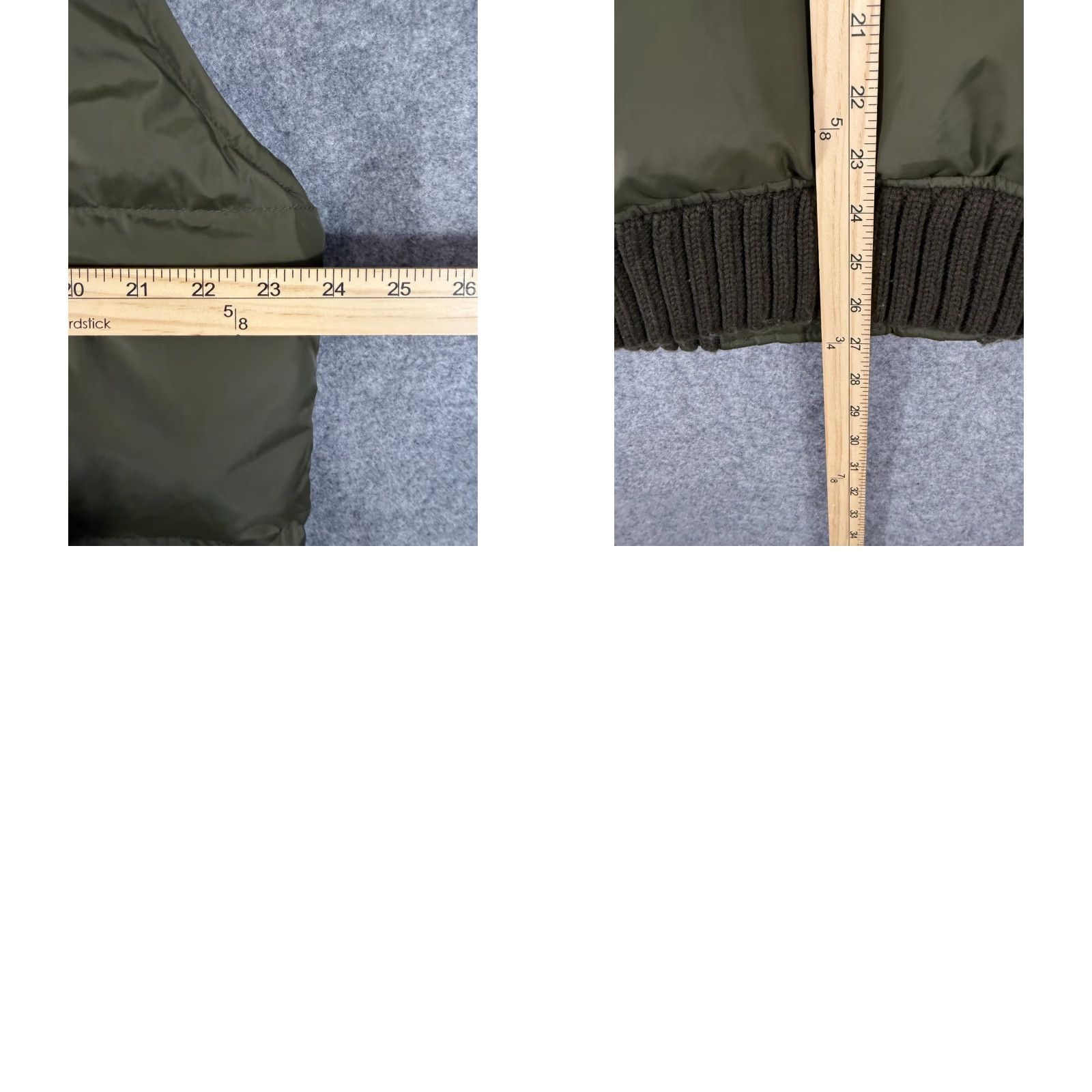 American Eagle Outfitters American Eagle Outfitters Vest Mens L Green Down Puffer Full Zip Lined Ribbed Hem Size US L / EU 52-54 / 3 - 9 Thumbnail