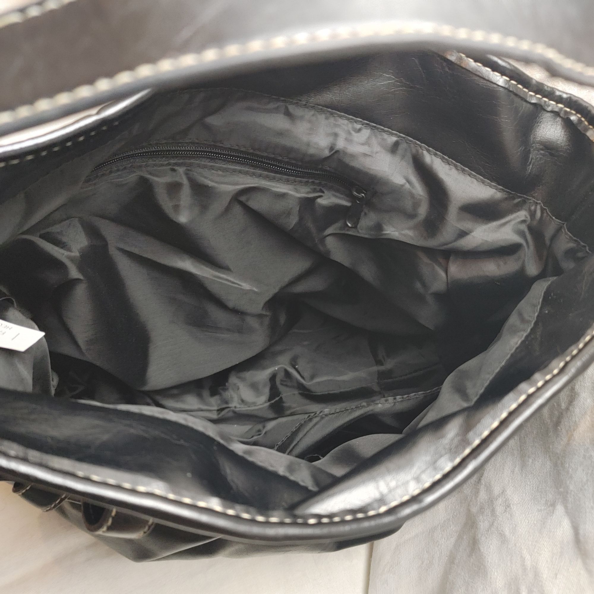 Other Women's Black Vinyl Purse Handbag New and Never Used Size ONE SIZE - 2 Thumbnail