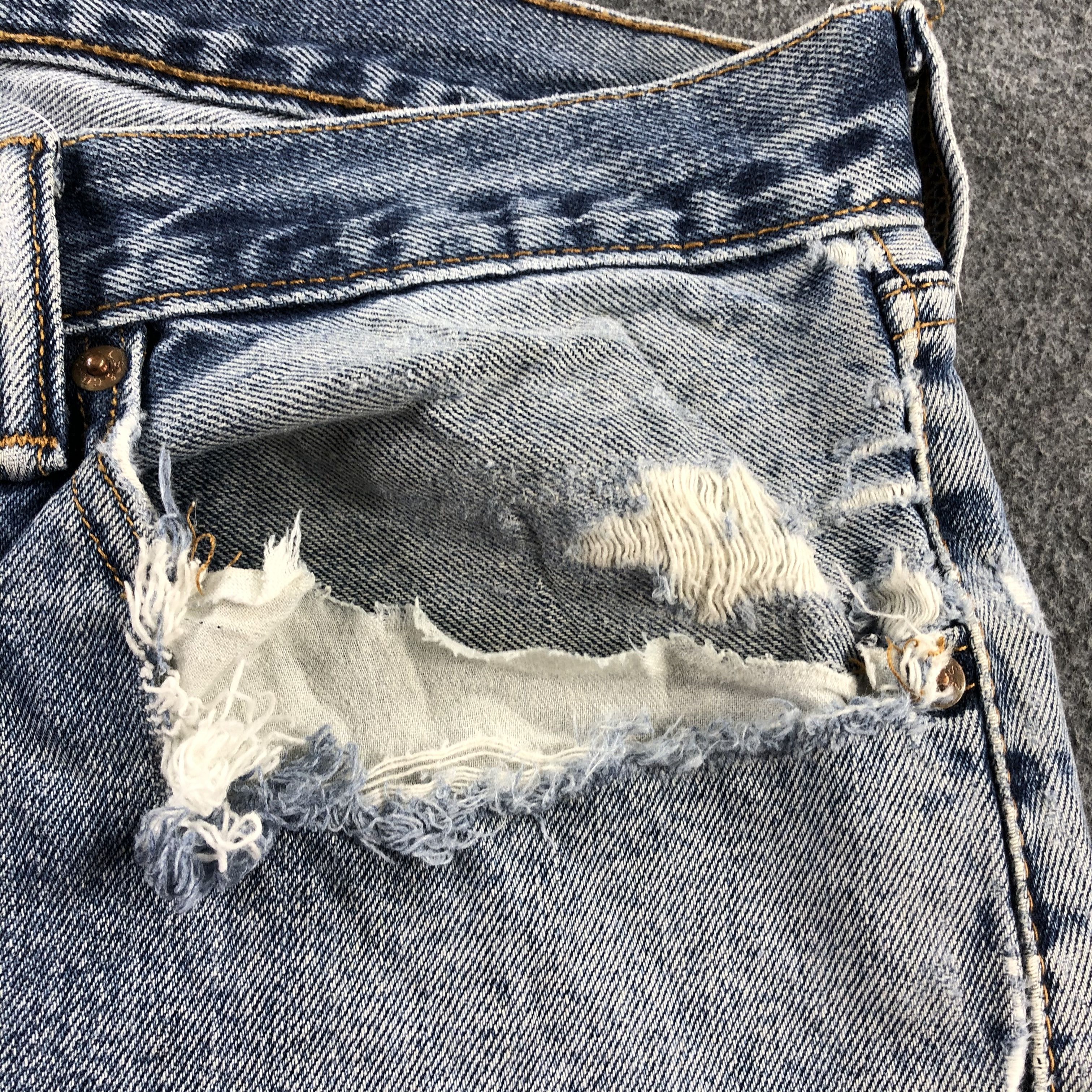 Levi's Vintage Blue Wash Levis 505 Jeans-J2477 Size US 36 / EU 52 - 11 Thumbnail