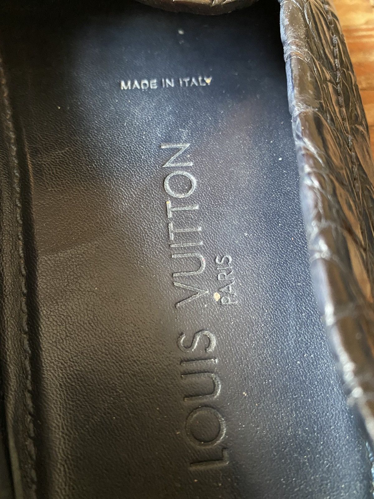 Louis Vuitton Louis vuitton black exotic crocodile loafers uk sz7 US 8 Size US 8 / EU 41 - 14 Thumbnail
