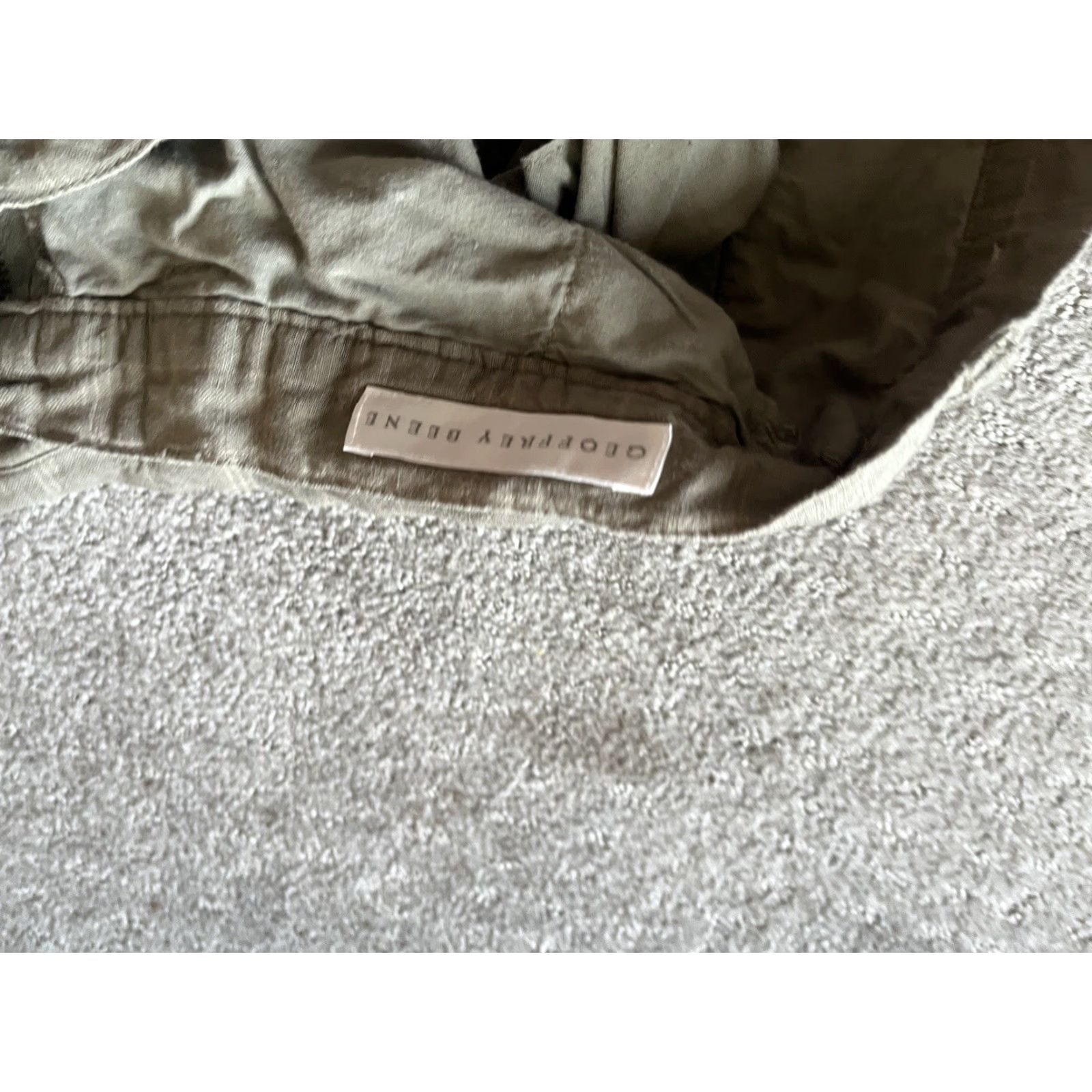 Geoffrey Beene VINTAGE Geoffrey Beene Linen Rayon Shorts Men Plaid Brown 34 Adult Chino Mens Size US 34 / EU 50 - 4 Thumbnail
