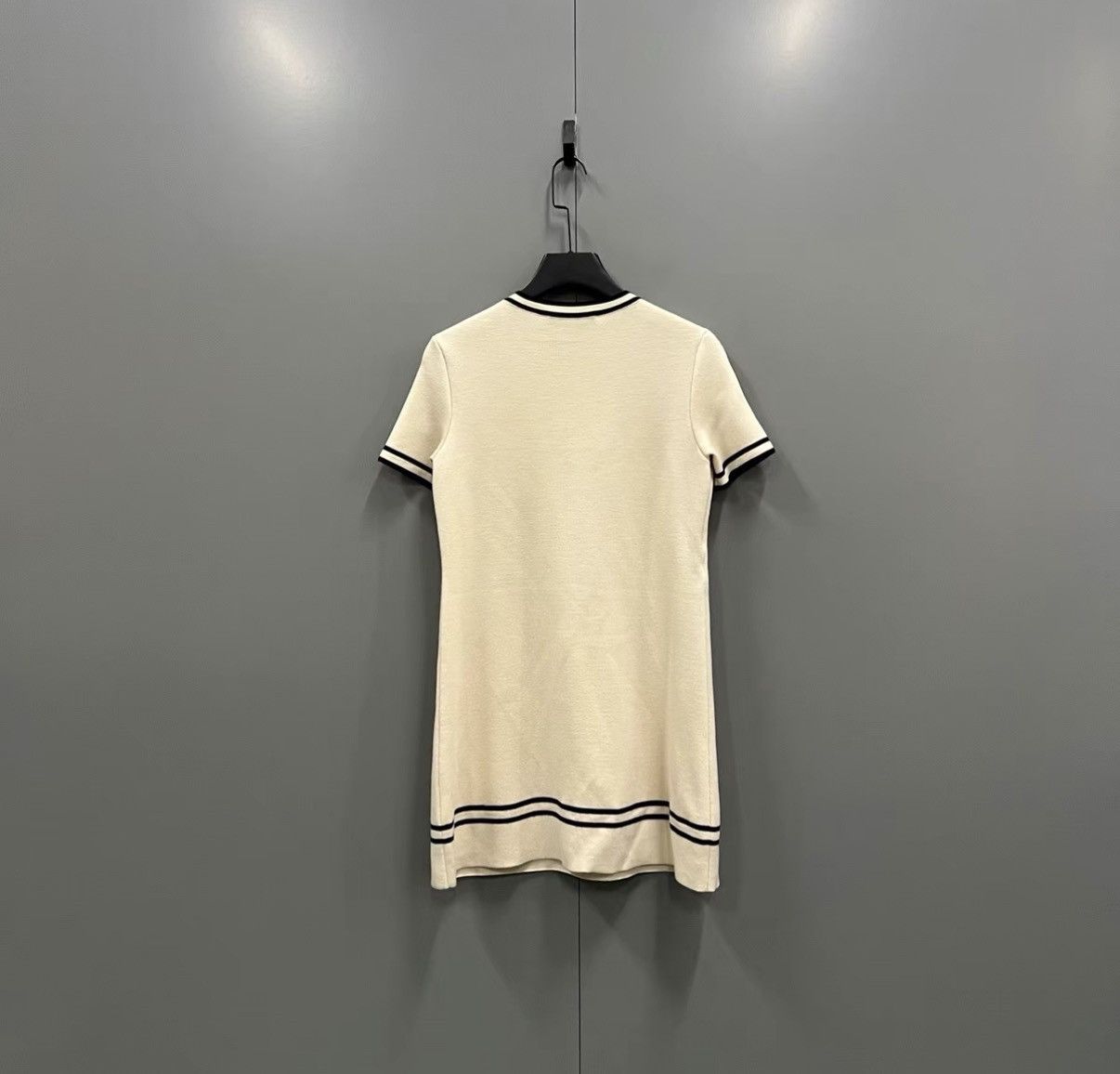 Gucci Gucci GG jacquard wool crew neck short-sleeve dress J41 Size S / US 4 / IT 40 - 2 Thumbnail