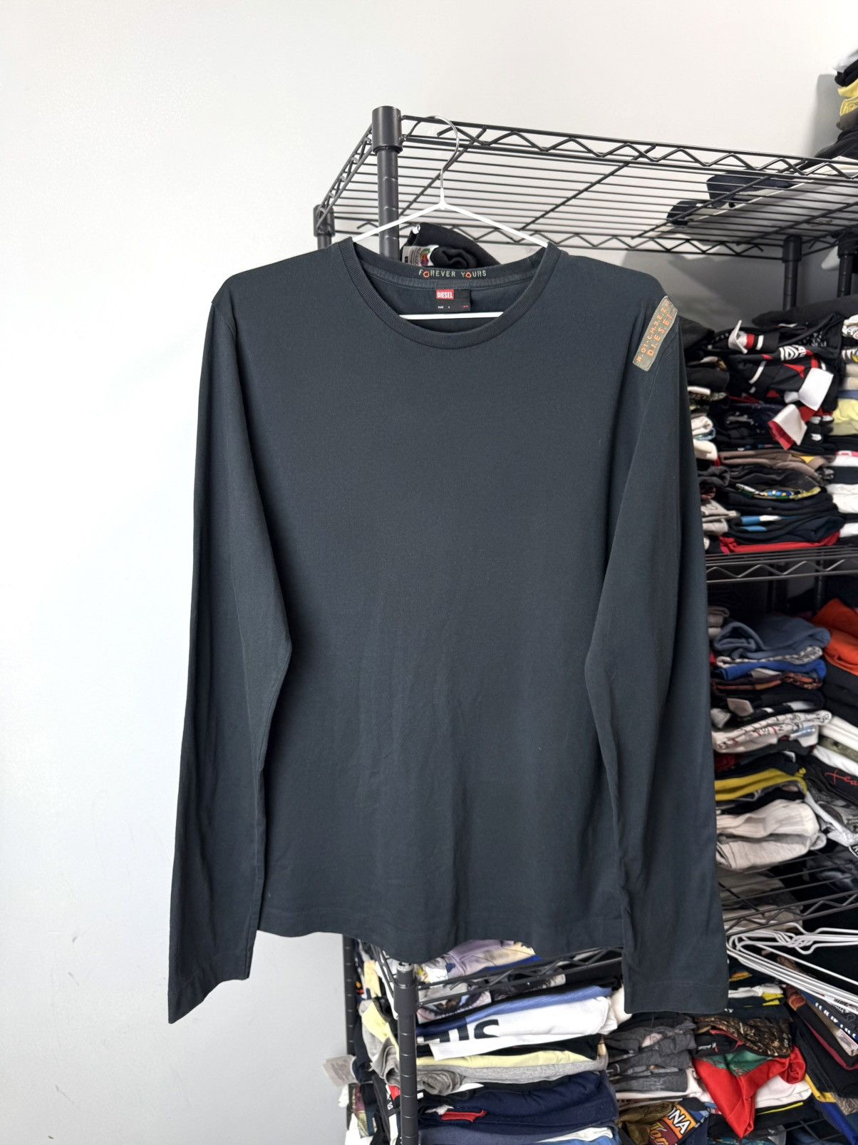 Diesel Vintage Diesel Longsleeve Archive Retro Streetwear Size US L / EU 52-54 / 3 - 1 Thumbnail