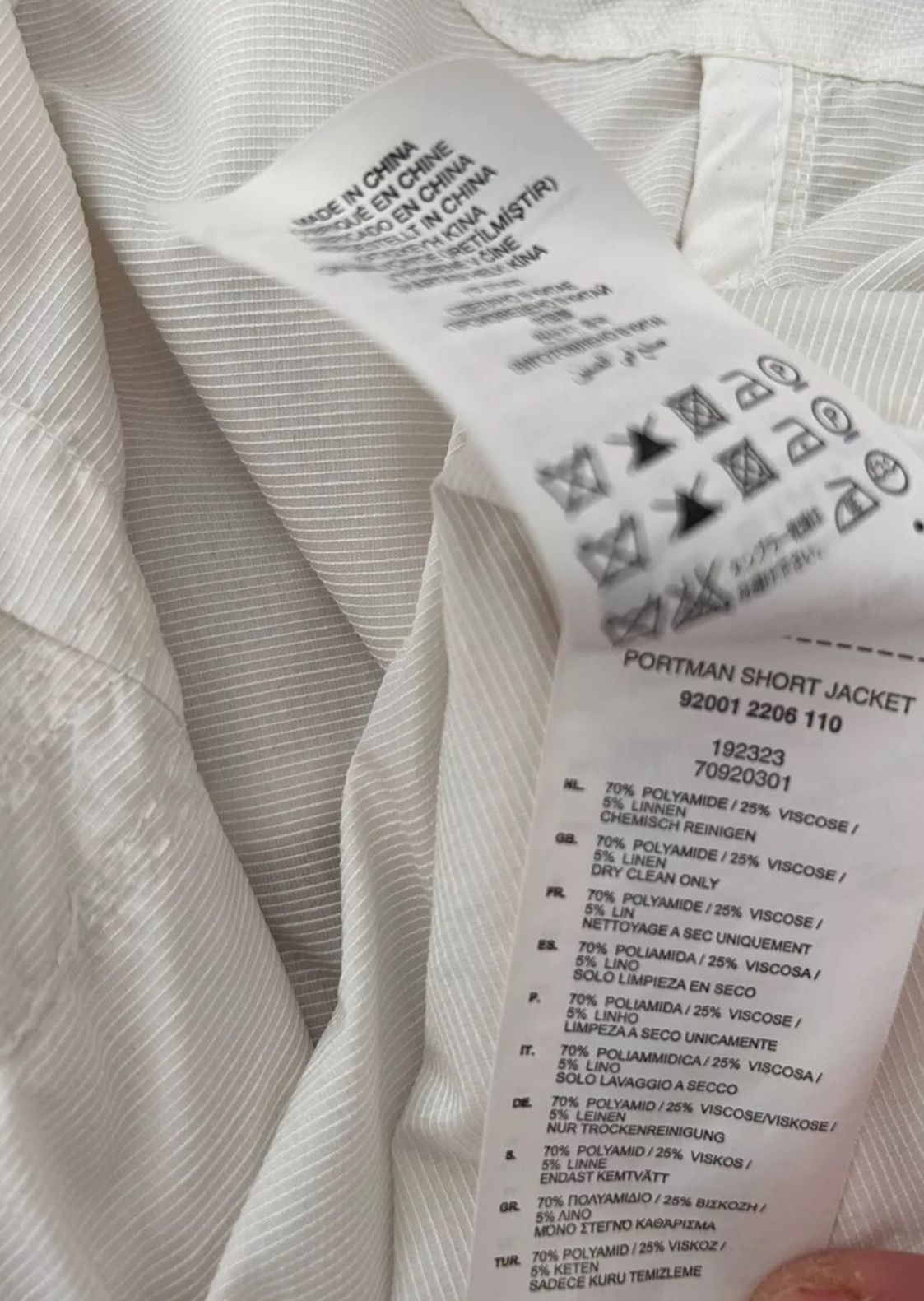 G-Star G-Star Raw NYC Portman Coat Jacket Honeycomb White Small Size S / US 4 / IT 40 - 3 Thumbnail