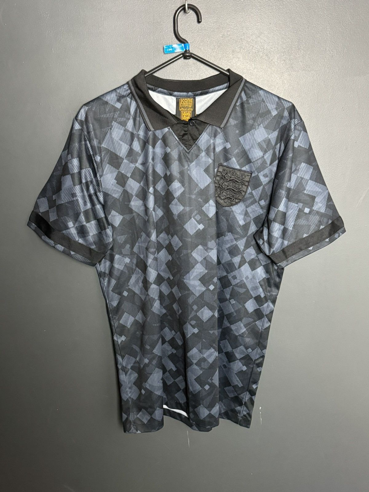 Other England National Team 1990 Blackout Football Soccer Jersey Size US XL / EU 56 / 4 - 1 Thumbnail