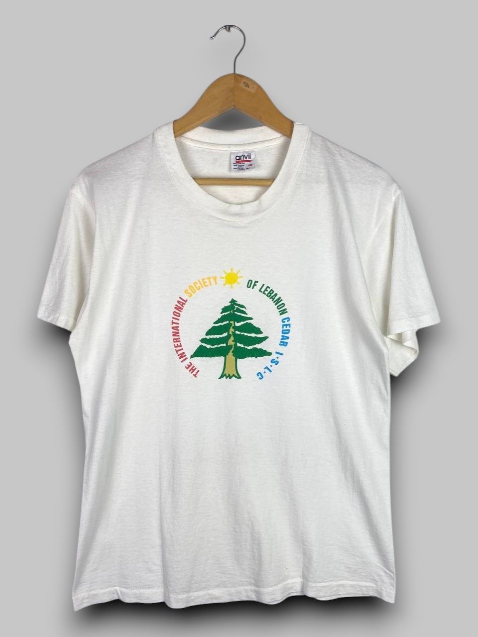 Vintage vintage international society of lebanon tee nice design Size US M / EU 48-50 / 2 - 1 Thumbnail