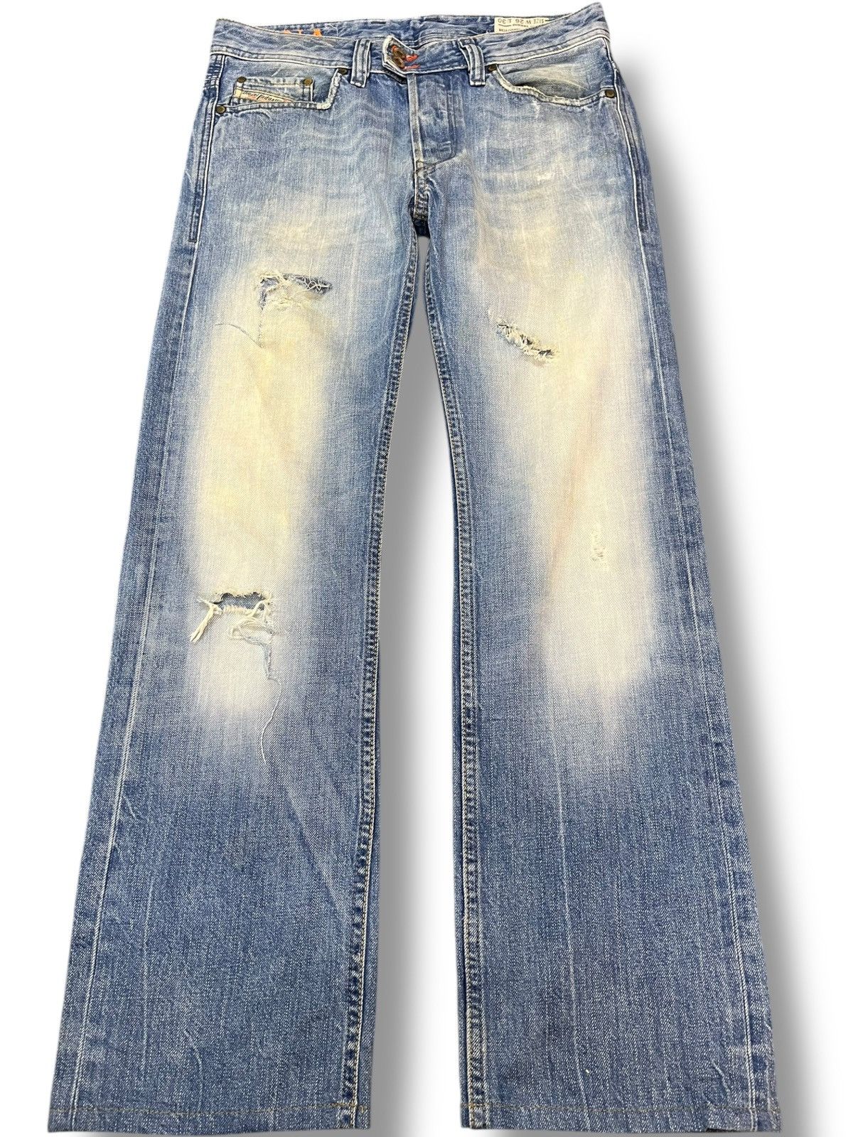Beauty Beast × Diesel × Diesel Black Gold Vintage Diesel Viker-R-Box Faded Distressed Denim Size US 29 - 1 Thumbnail