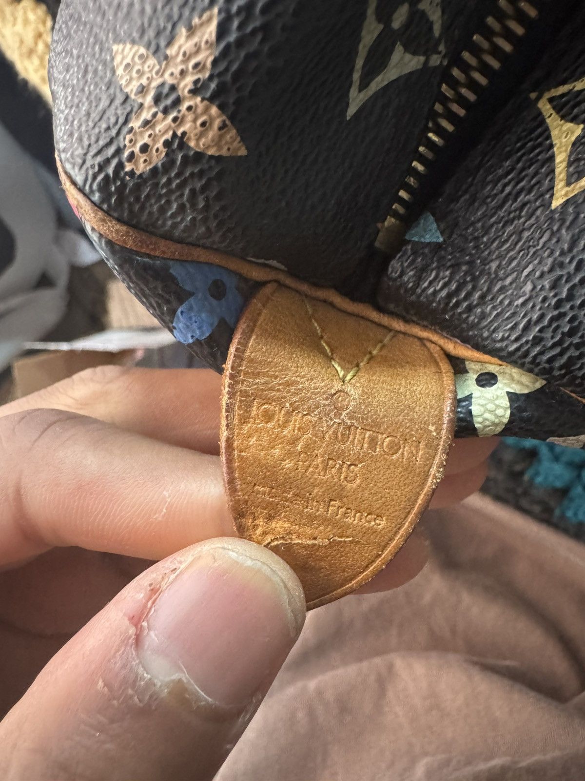 Louis Vuitton × Takashi Murakami Louis Vuitton x Murakami Vintage Leather Speedy Bag Size ONE SIZE - 11 Thumbnail