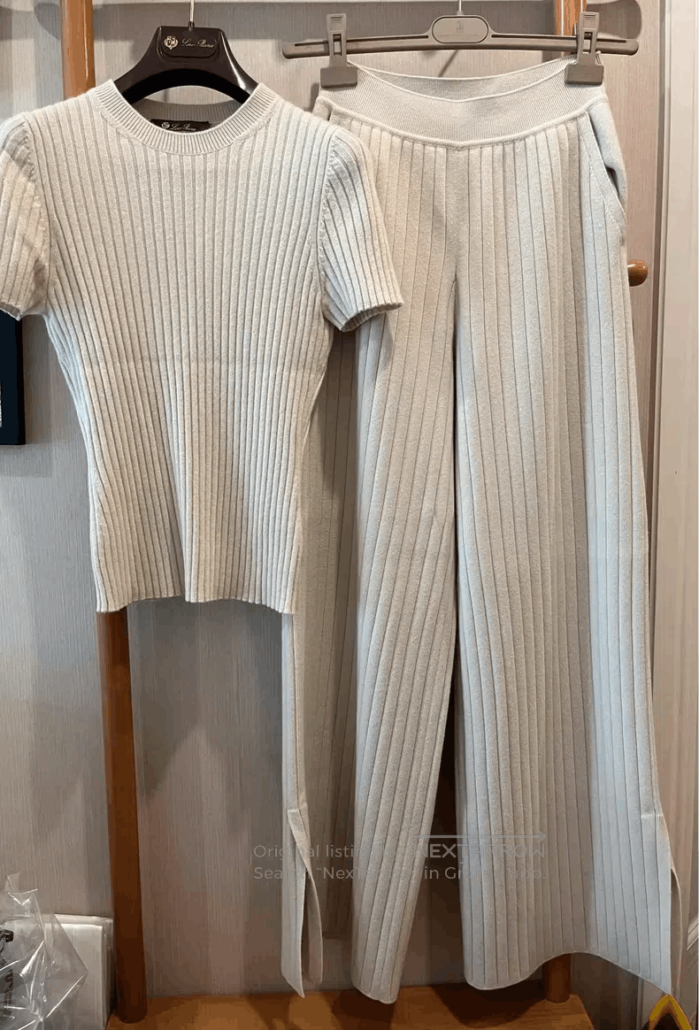 Loro Piana Loro Piana Ribbed baby cashmere set Size XS / US 0-2 / IT 36-38 - 2 Thumbnail